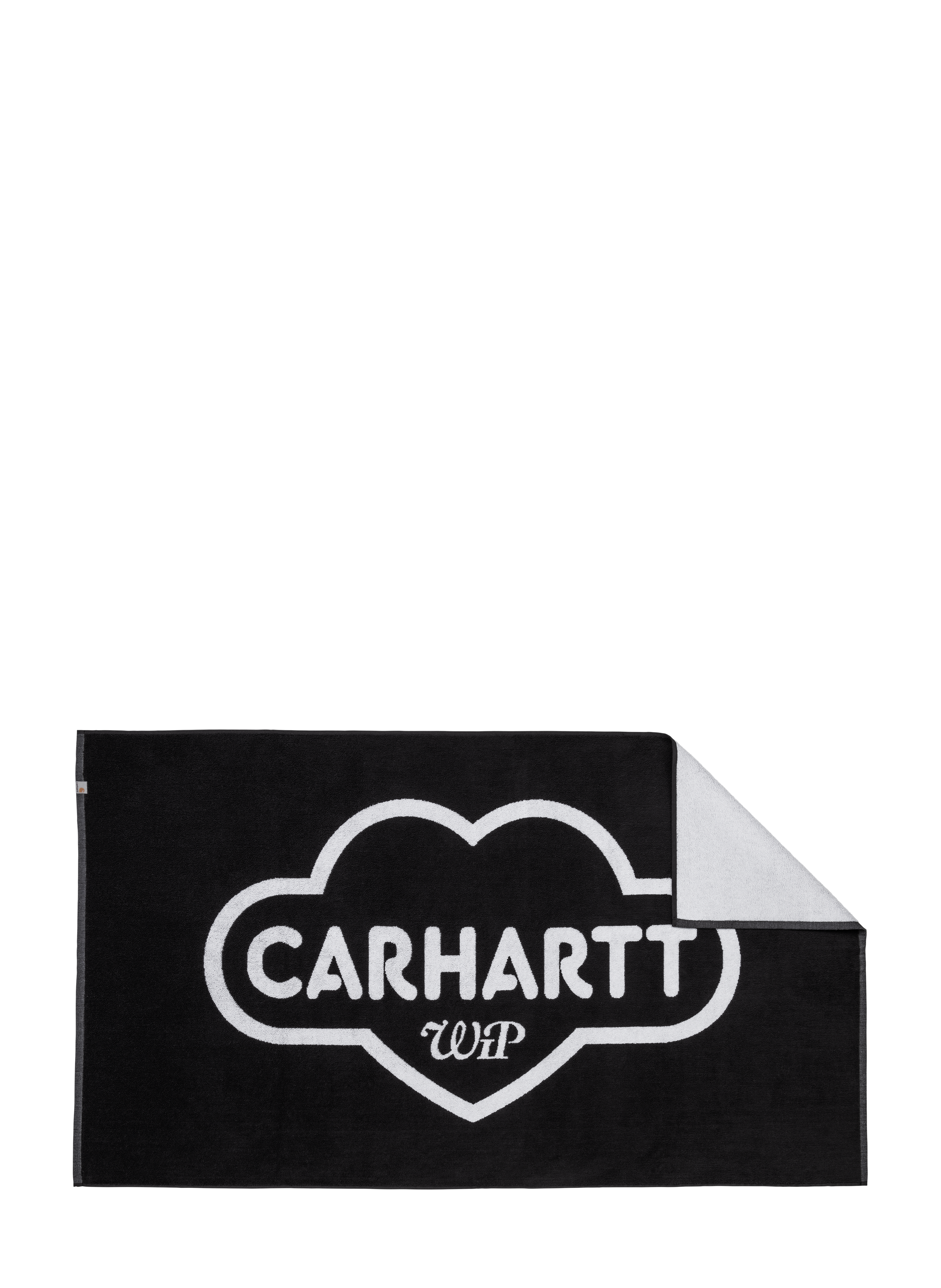 Serviette de plage Cloud Heart à logo imprimé CARHARTT WIP Noir
