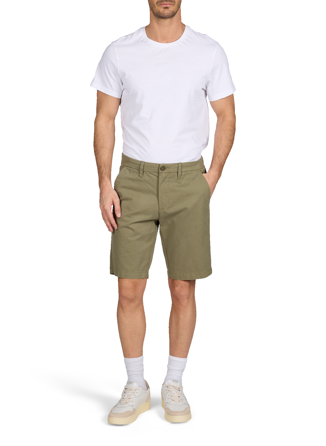 Cotton Bermuda shorts TIMBERLAND Khaki