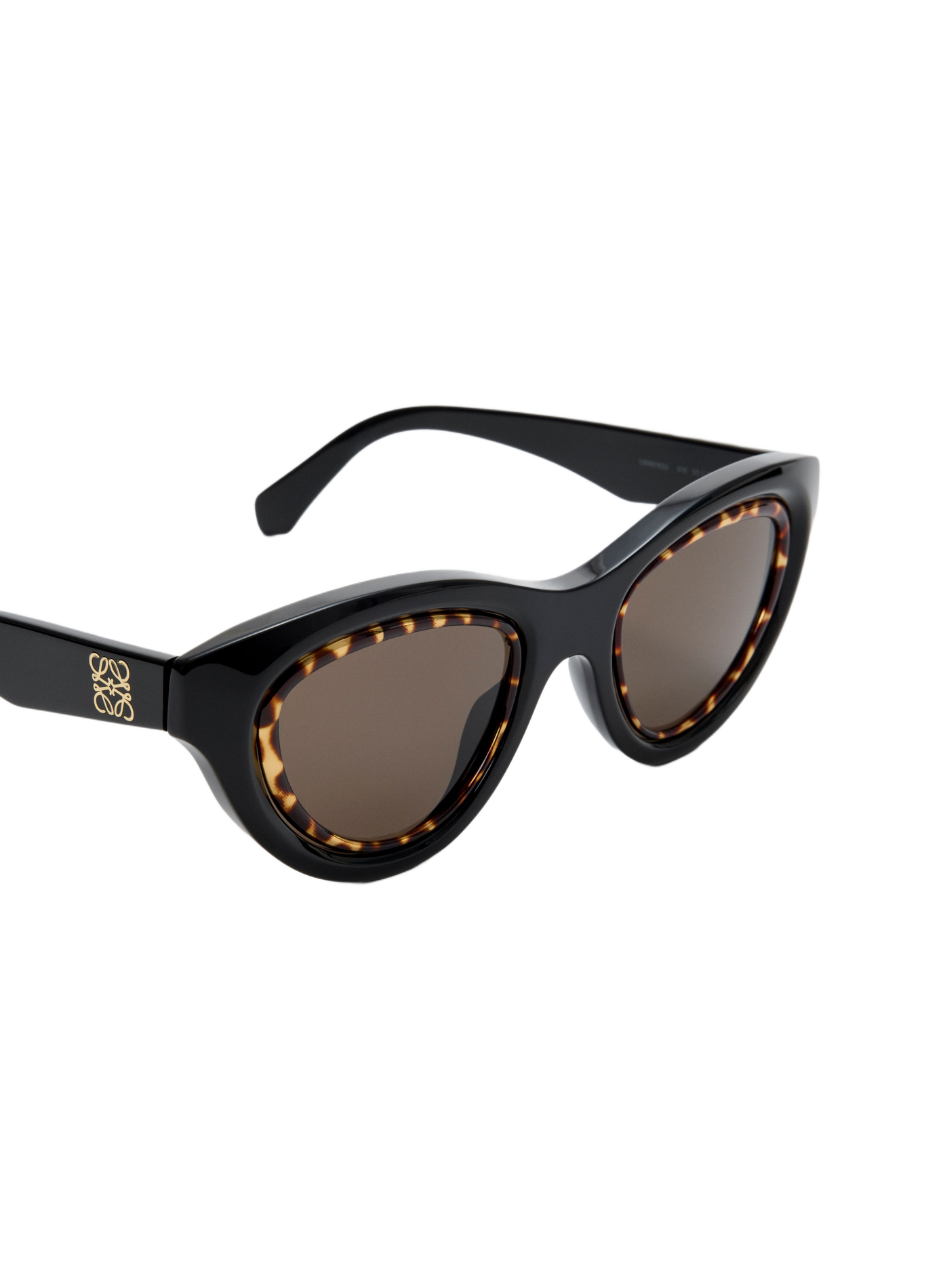 Lunettes de soleil Mini Anagram Cateye LOEWE Noir