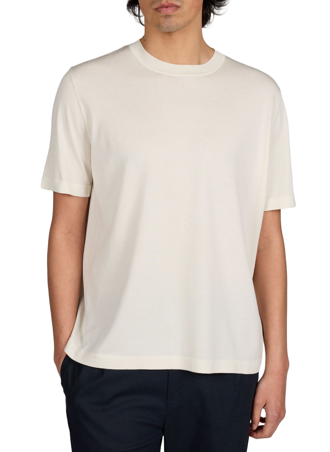 T-shirt Juste à col rond GERTRUDE ET GASTON Beige
