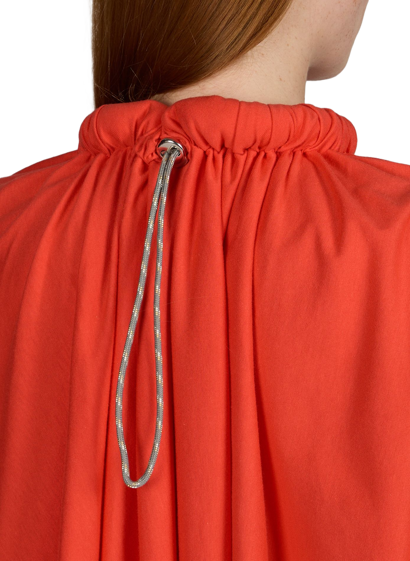 Top cape fluide drapé COPERNI Rouge