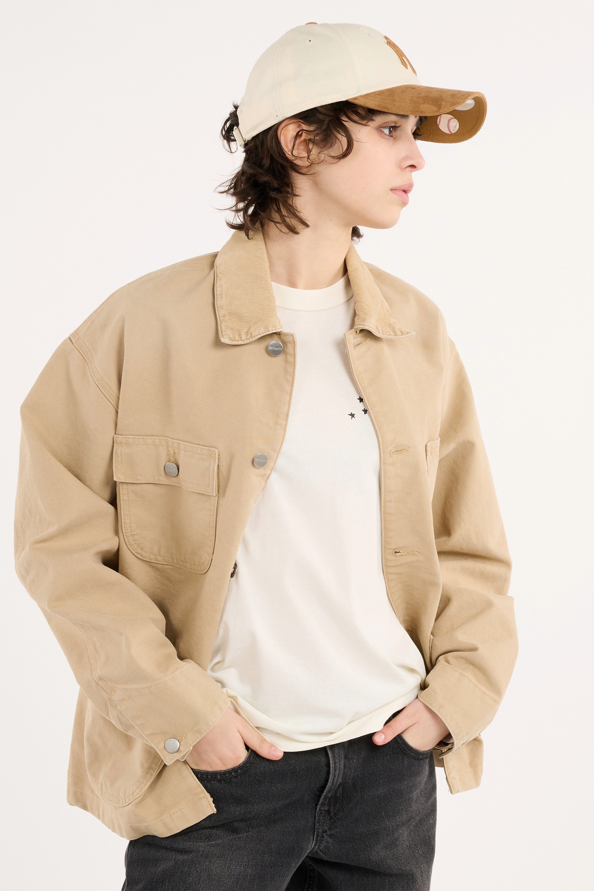 Veste w' og michigan coat CARHARTT WIP Marron
