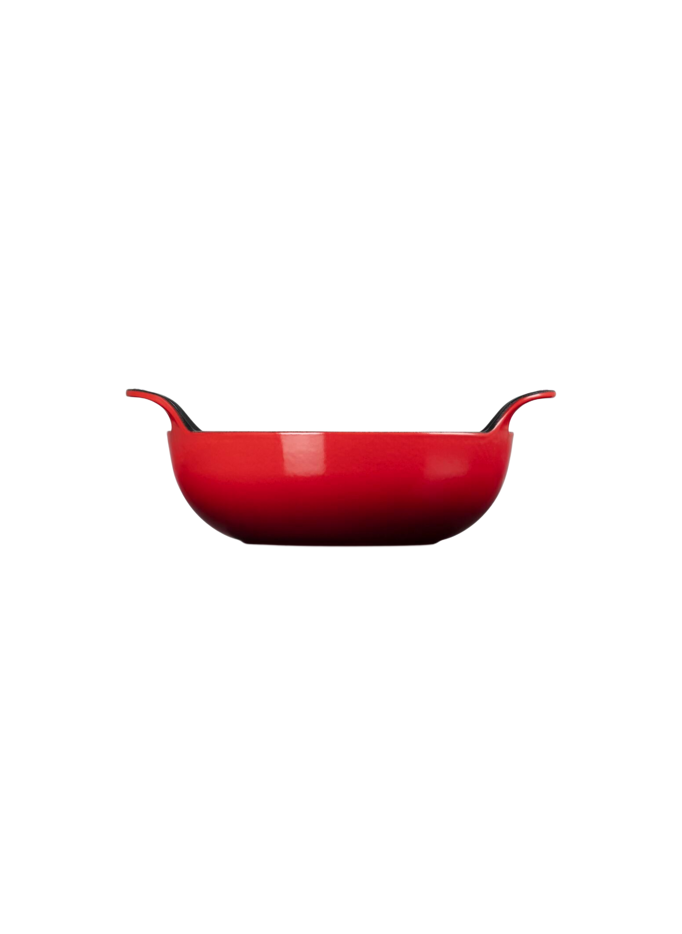 Gusseiserner emaillierter Balti-Plattenteller LE CREUSET Rot