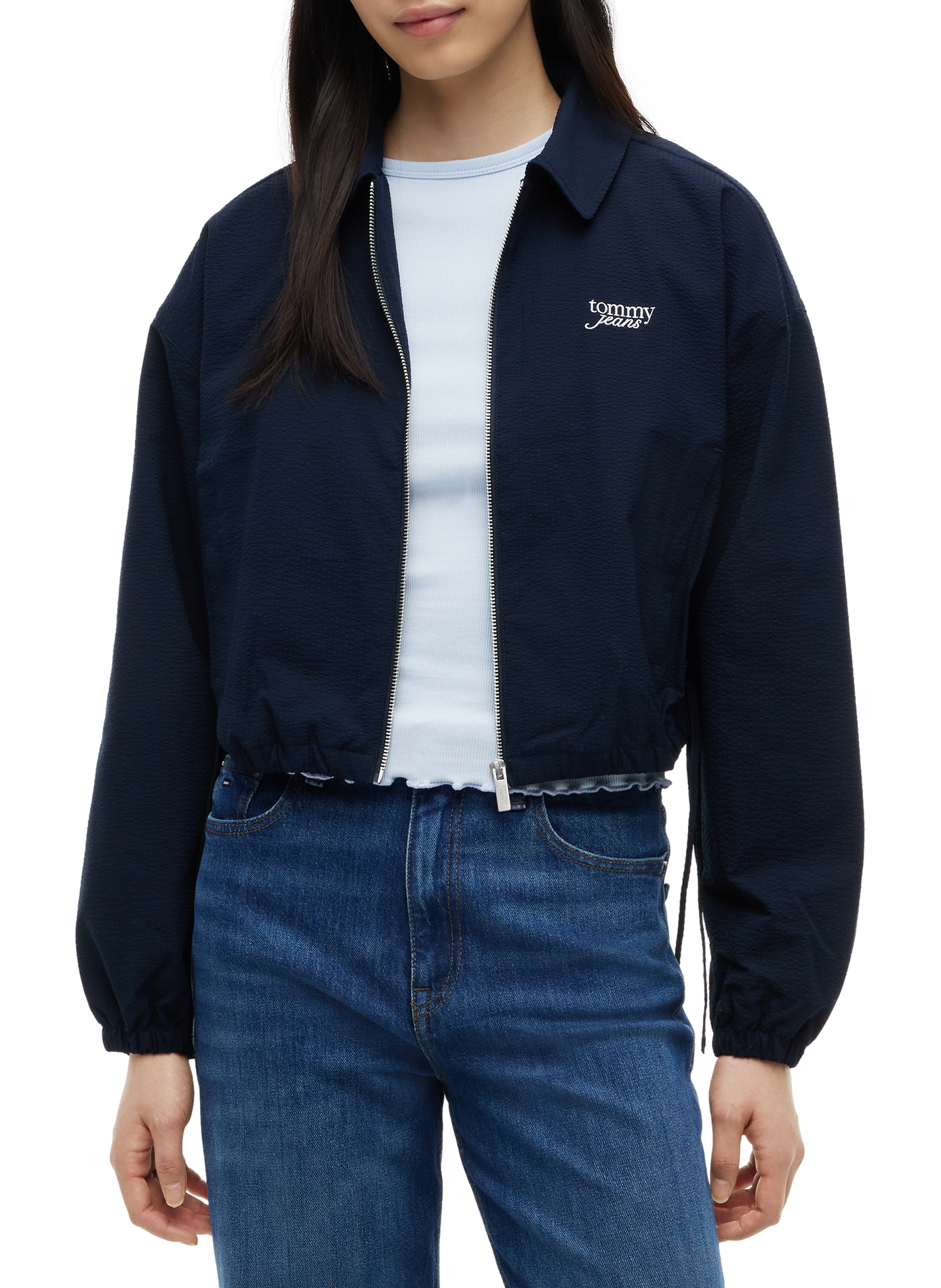 Jacket with classic collar TOMMY HILFIGER Blue