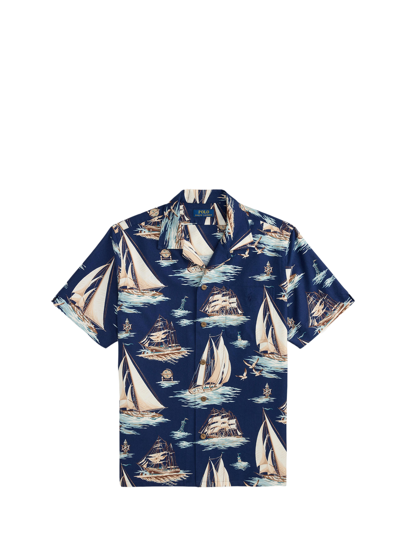 Short-sleeved printed cotton shirt  POLO RALPH LAUREN Multicolour