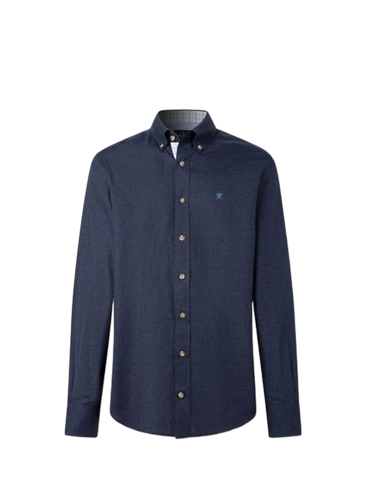 Chemise ajustée Brompton en coton HACKETT Bleu