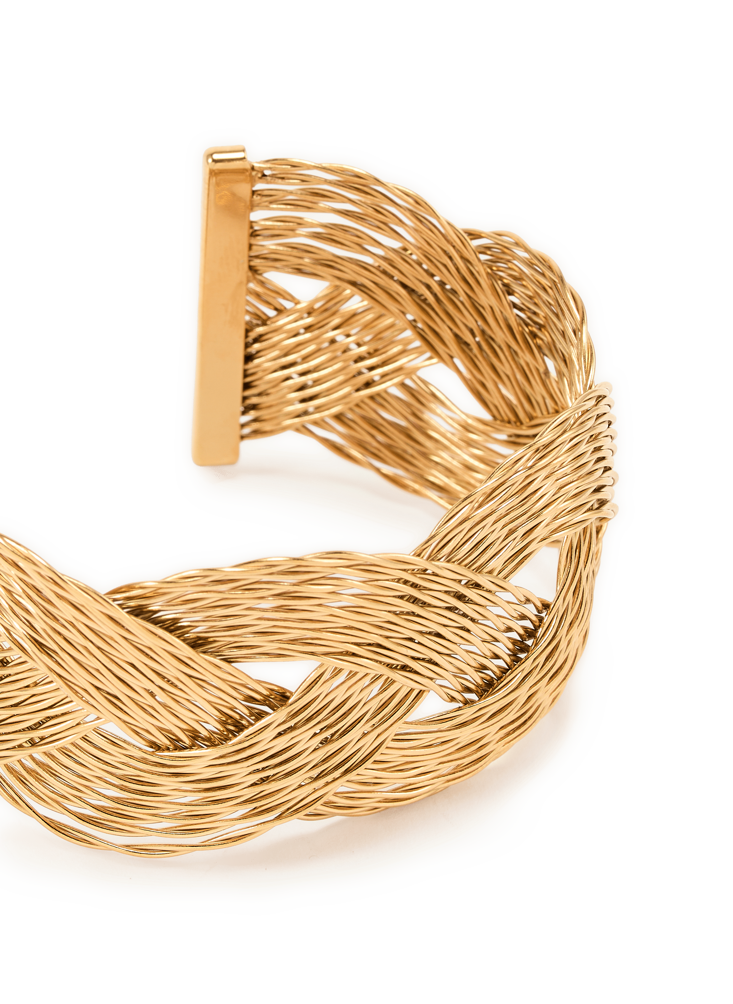 Twisted bangle bracelet AU PRINTEMPS PARIS Golden