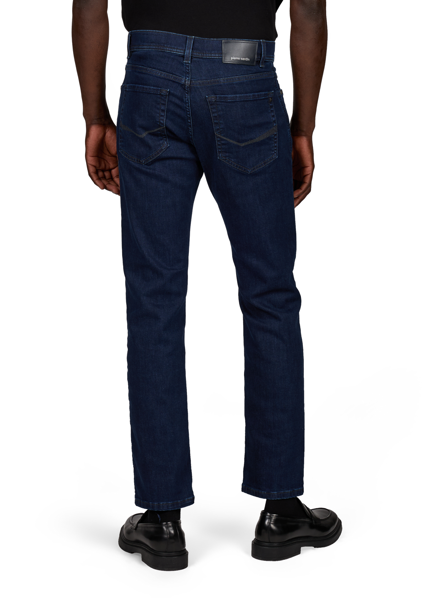 Schmale Jeans aus Baumwollmischung. PIERRE CARDIN Blau