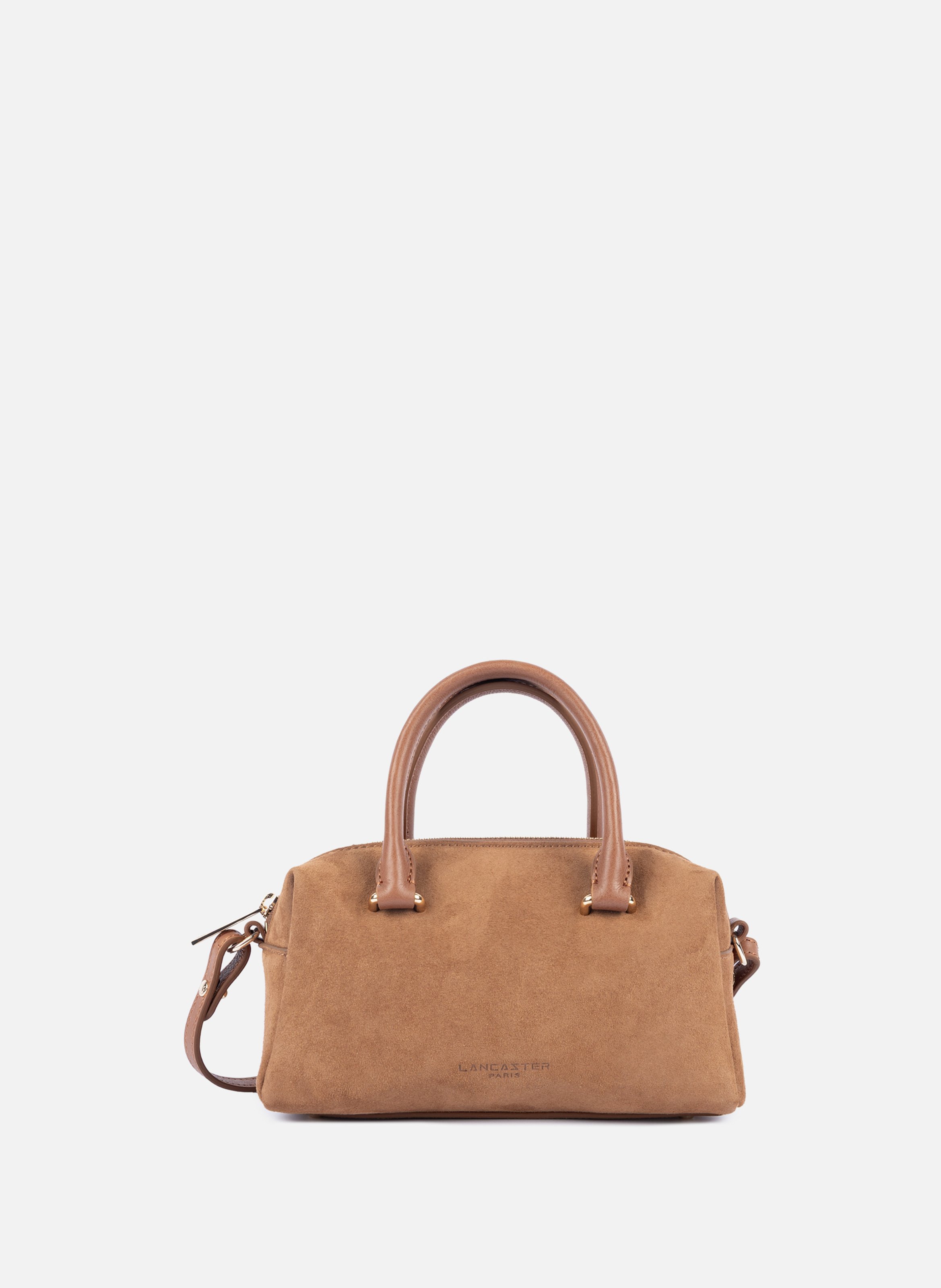 Handtas - suède kubus LANCASTER Bruin