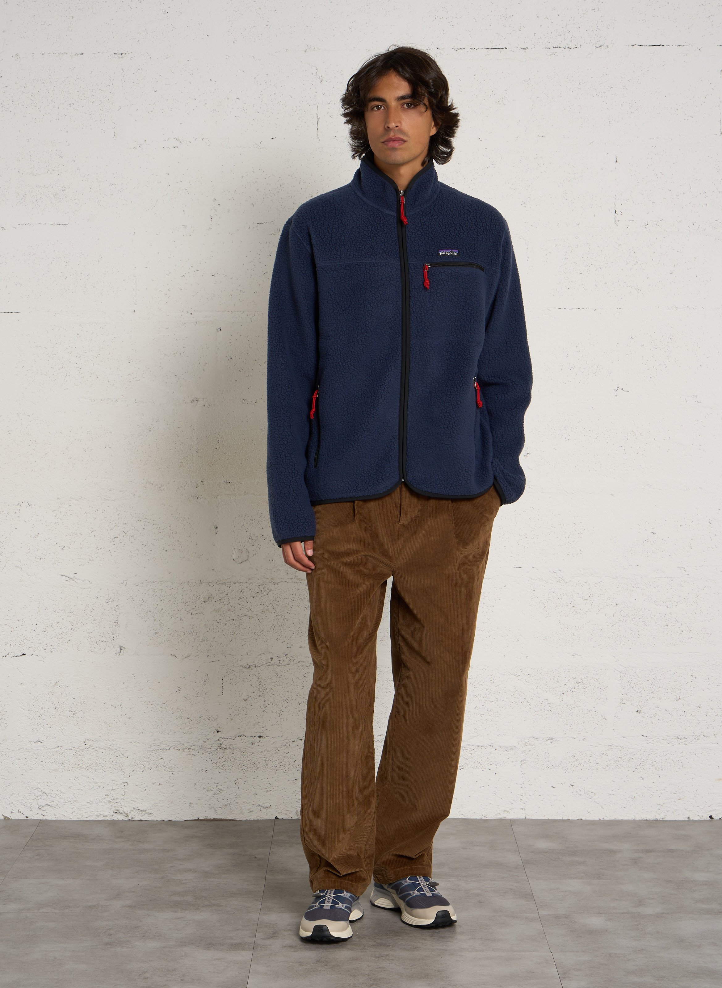 Oversized polar fleece met opstaande kraag PATAGONIA Blauw