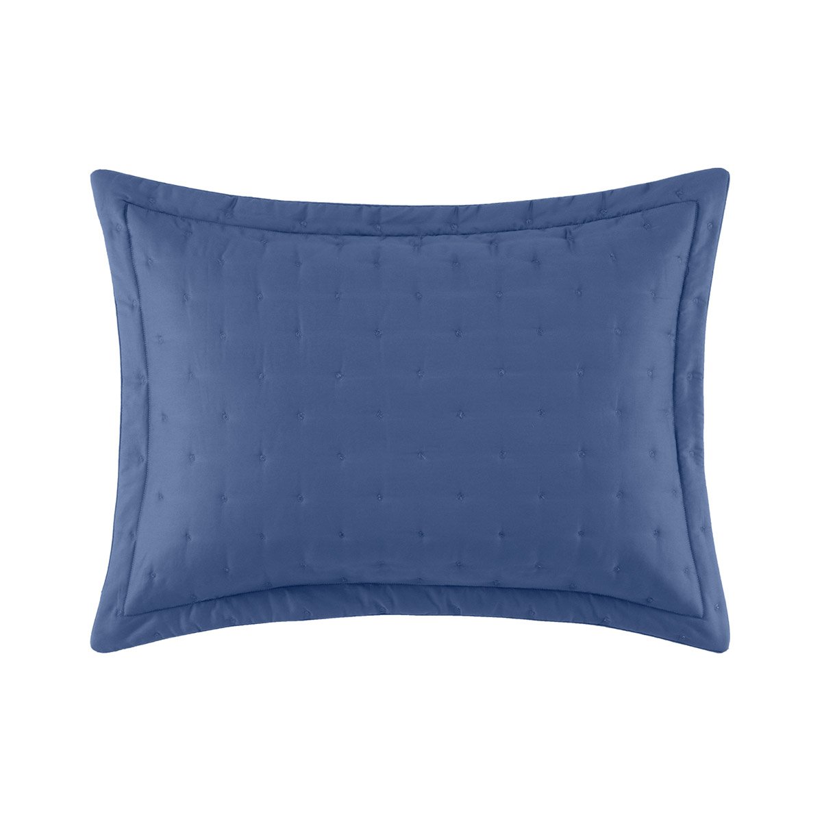 Cache oreiller en satin, triomphe  Outremer