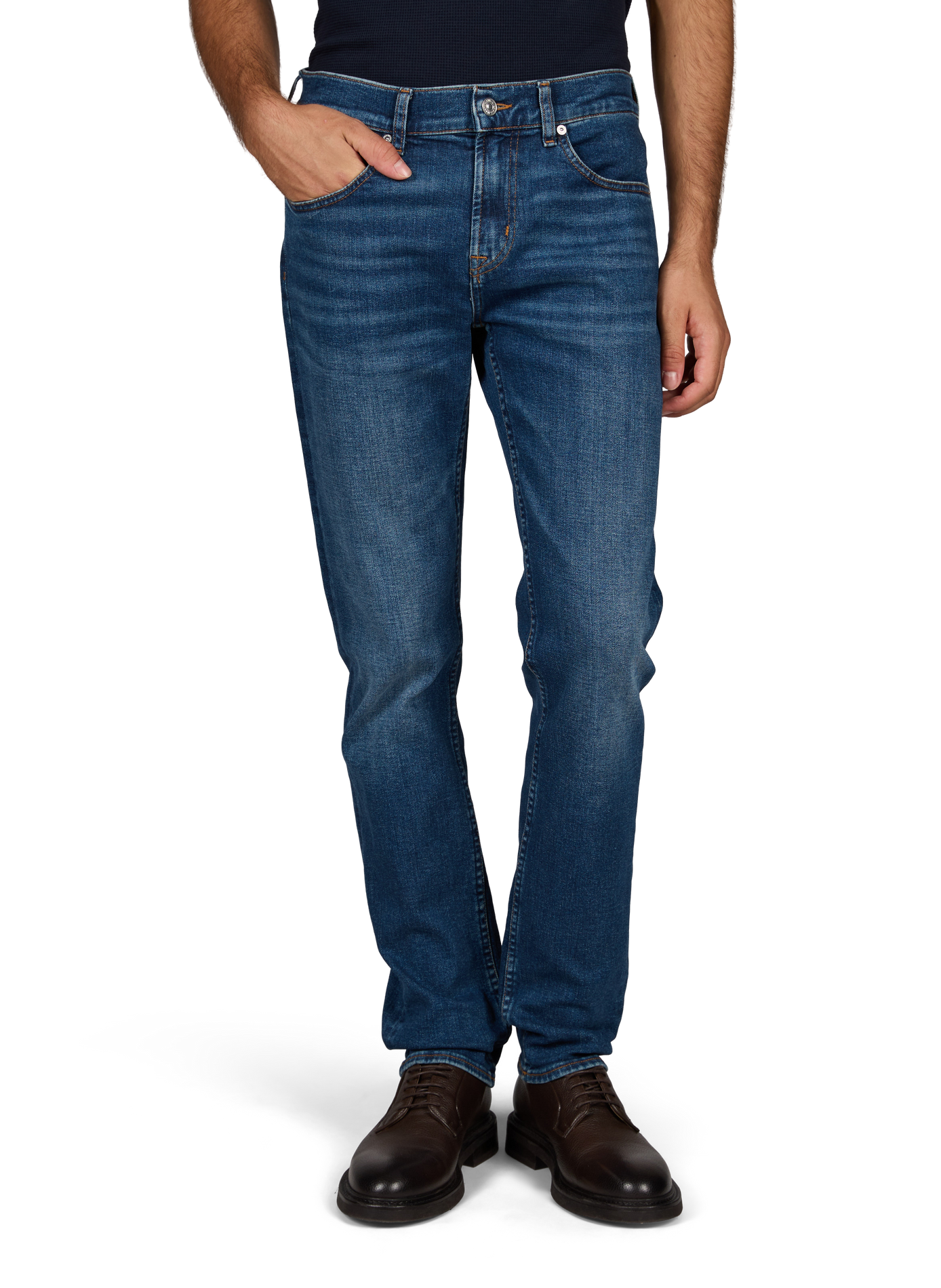 Slim fit jeans Armani Exchange XM000070 AF27185 7 FOR ALL MANKIND Blauw