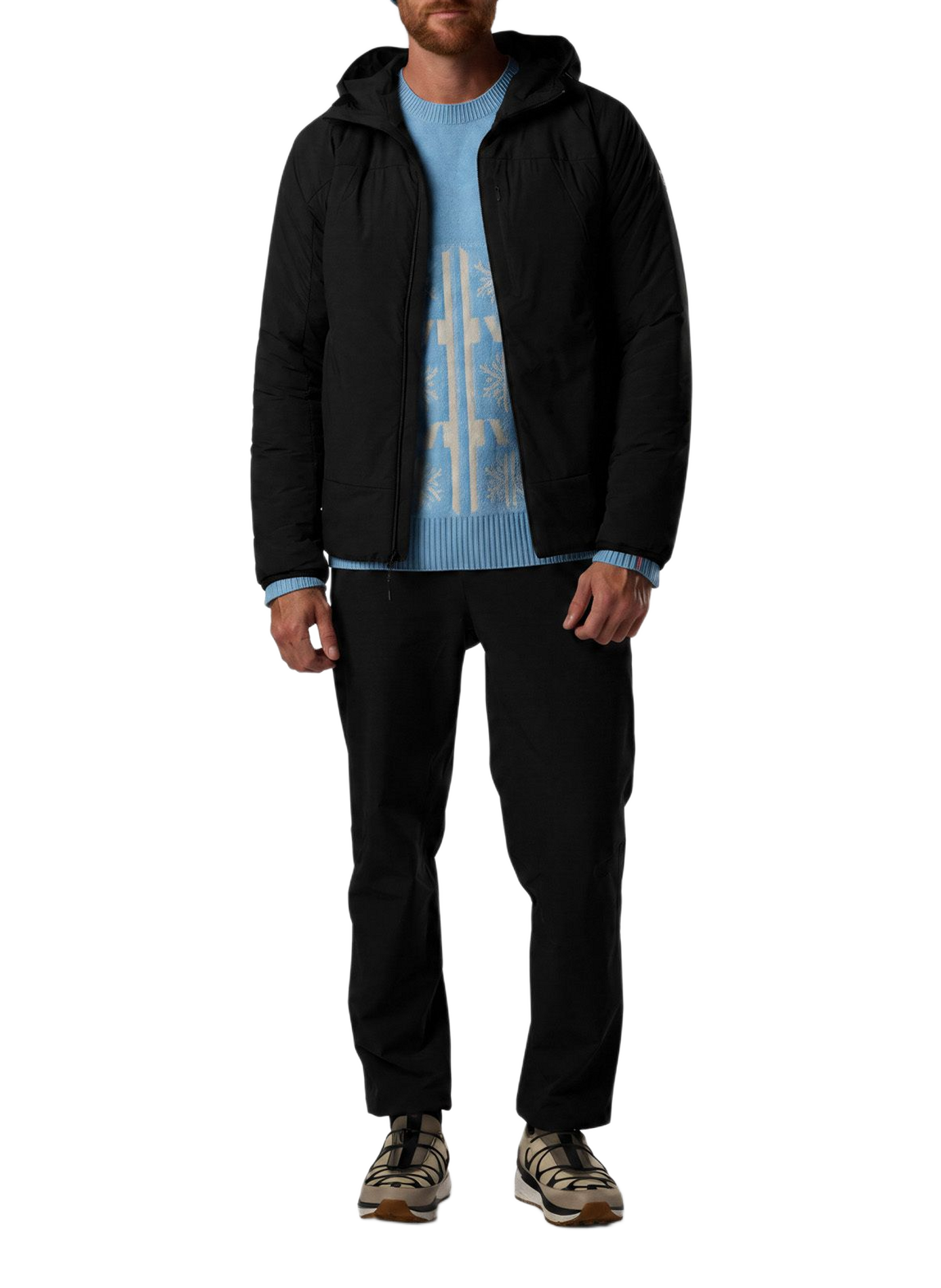 Veste col montant zippé à capuche ROSSIGNOL Negro