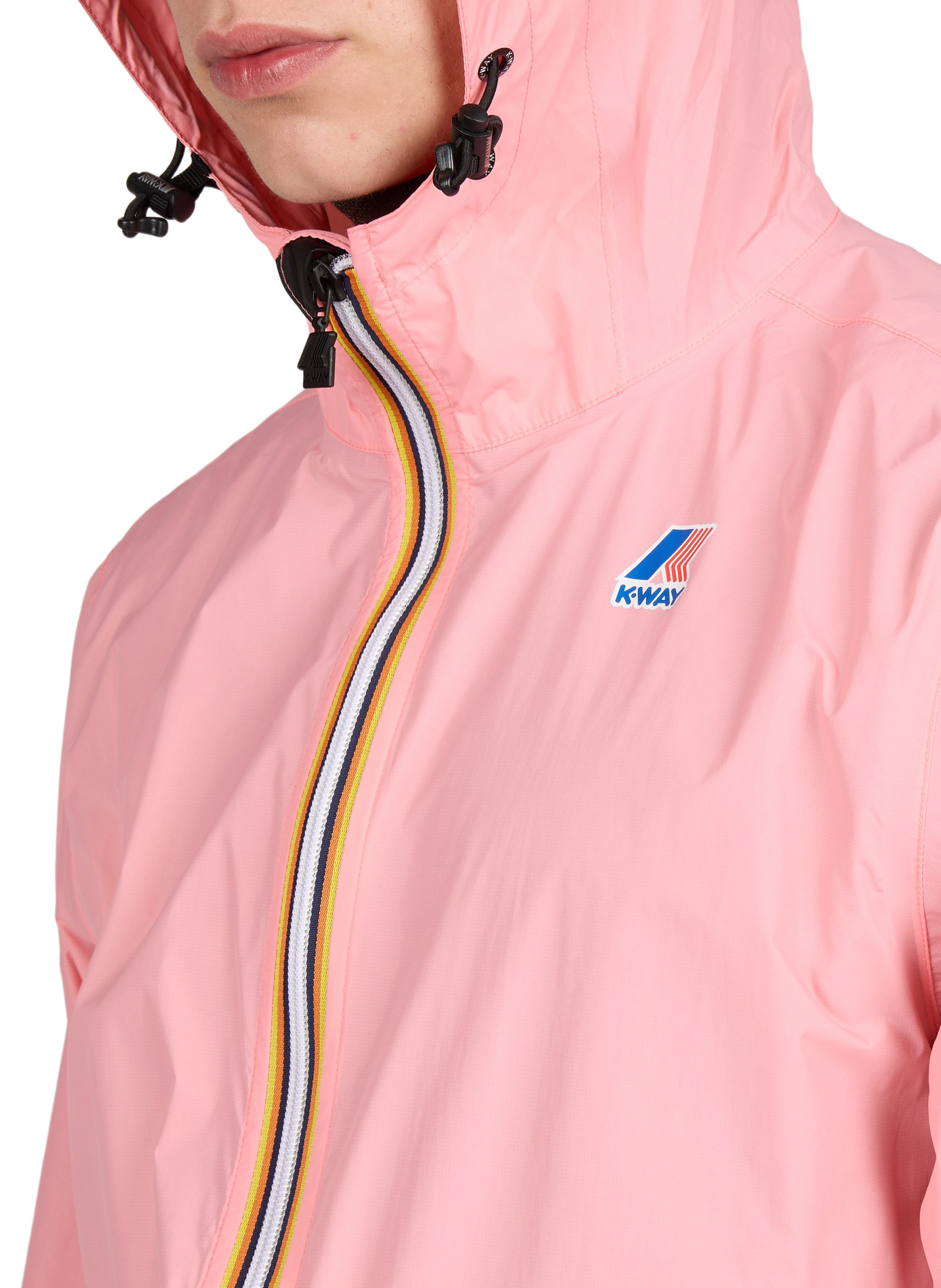 Le Vrai 4.0 Claude Short Waterproof Jacket K-WAY Pink