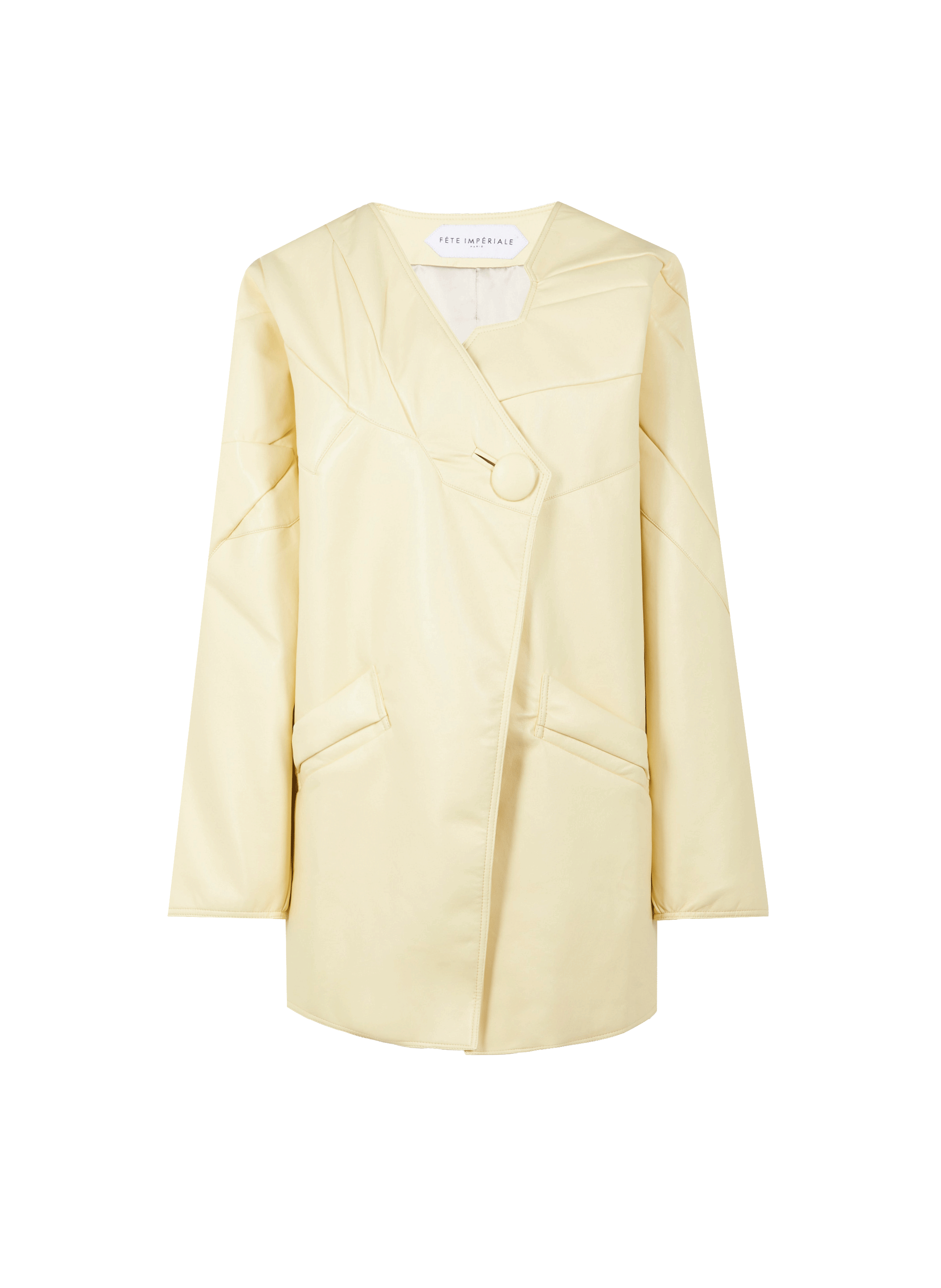 Veste Cesari en cuir recyclé