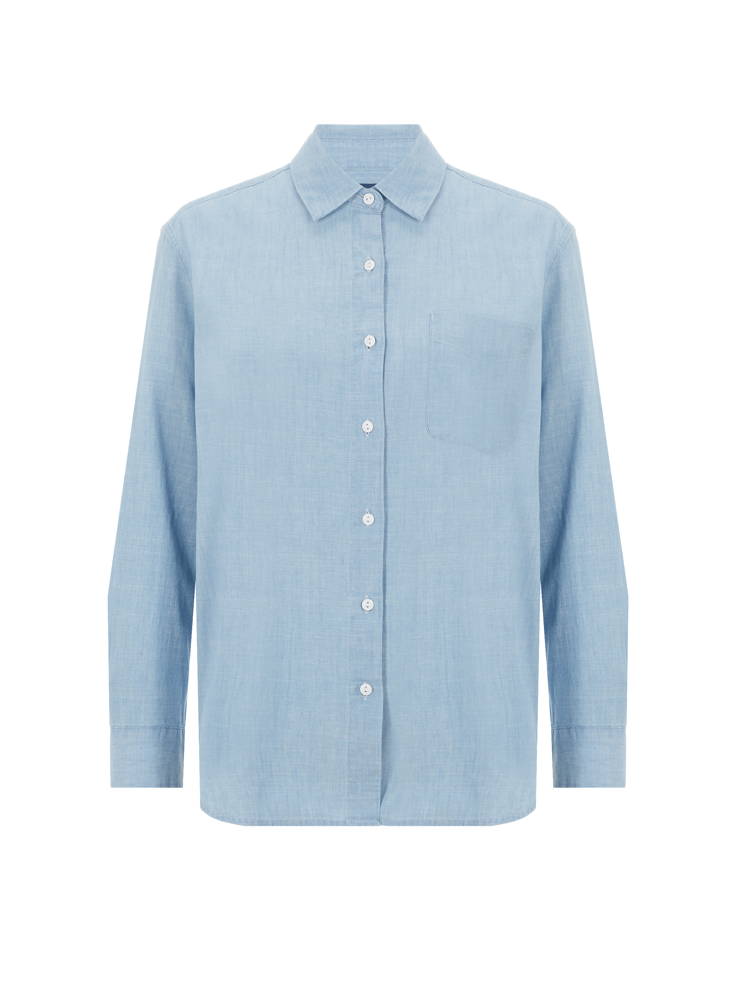 Chemise à manches longues en coton