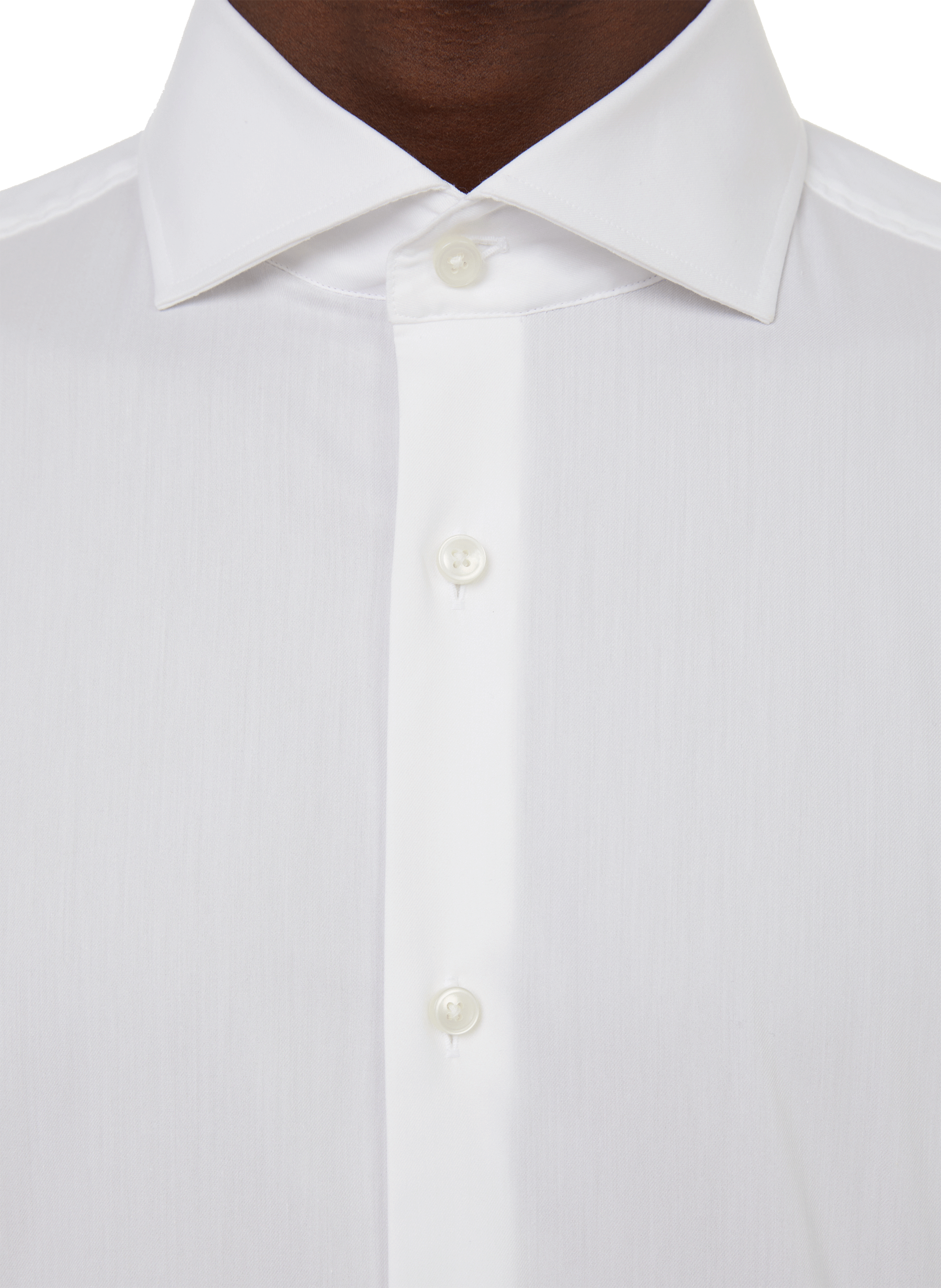 Chemise en coton BOSS Blanc