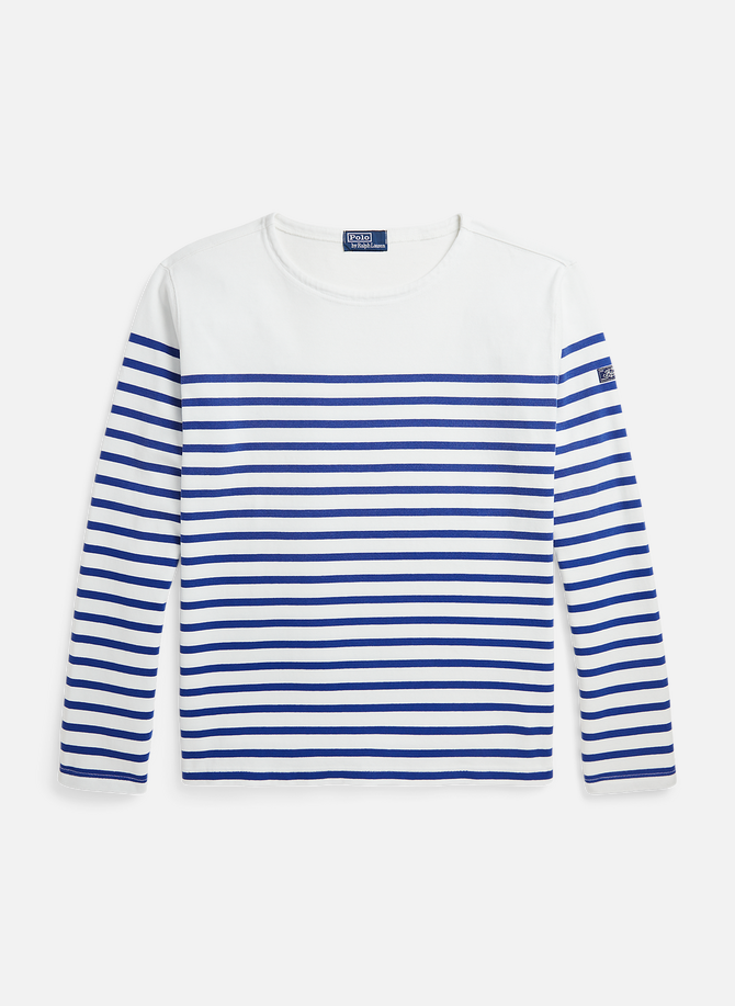 POLO RALPH LAUREN striped cotton sweatshirt