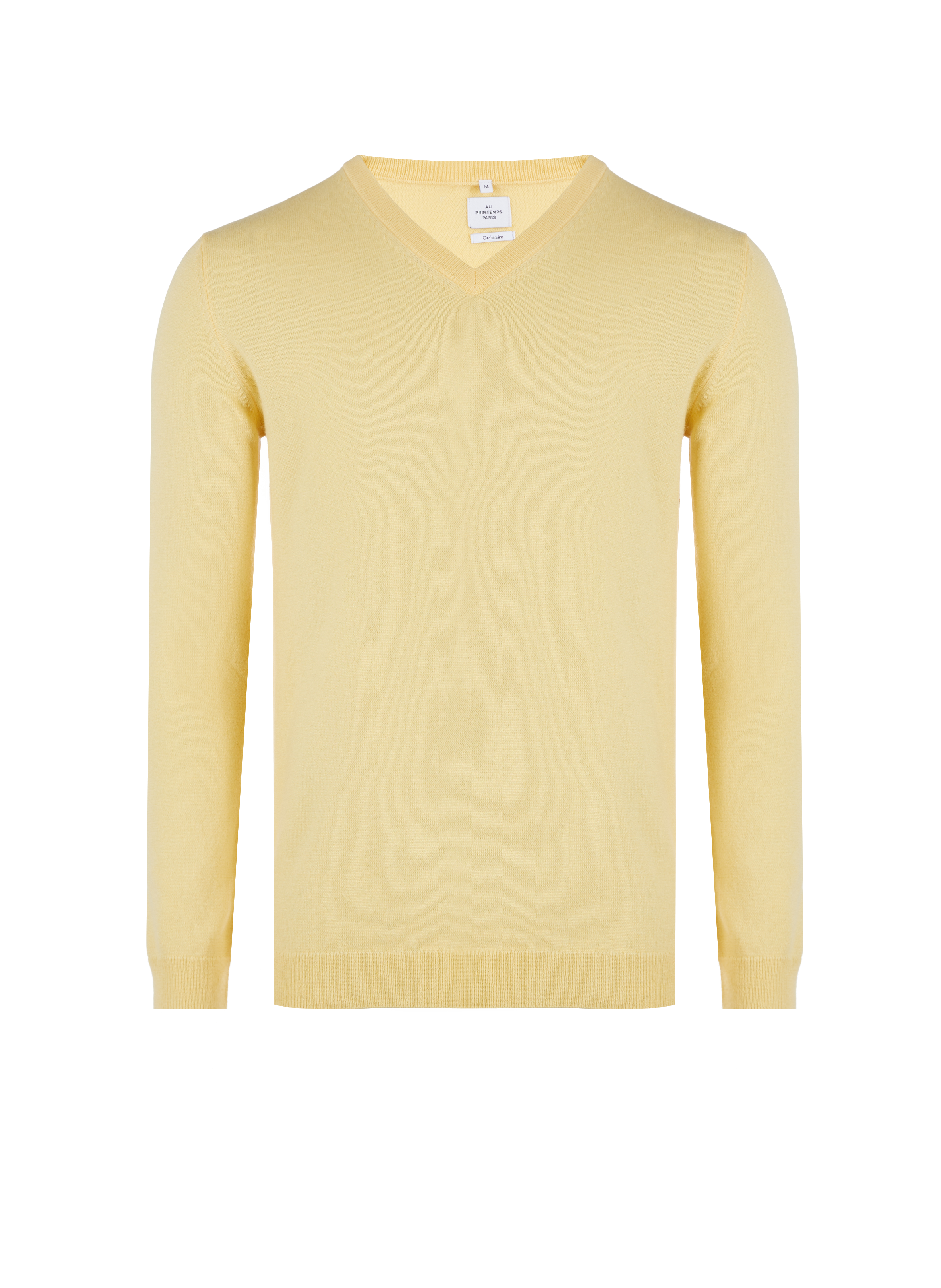  Cashmere round-neck jumper AU PRINTEMPS PARIS Yellow