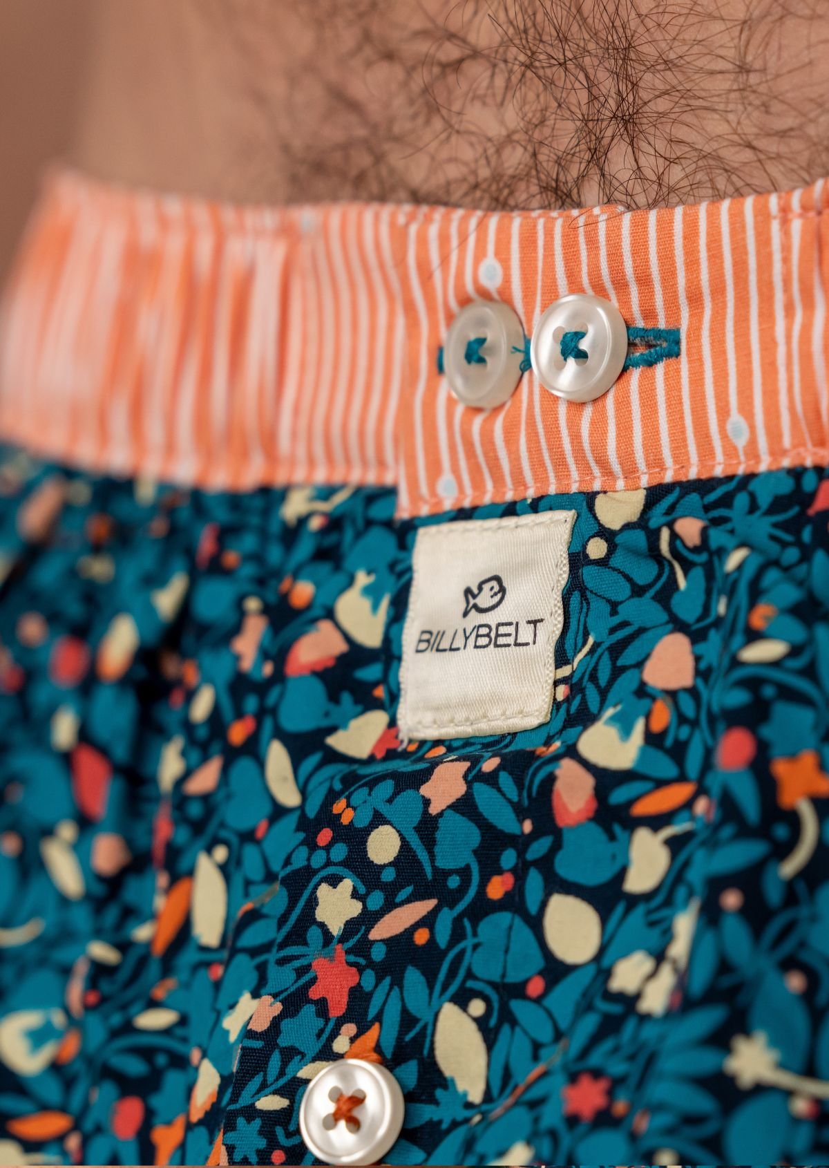 Caleçon en coton biologique BILLYBELT Bleu