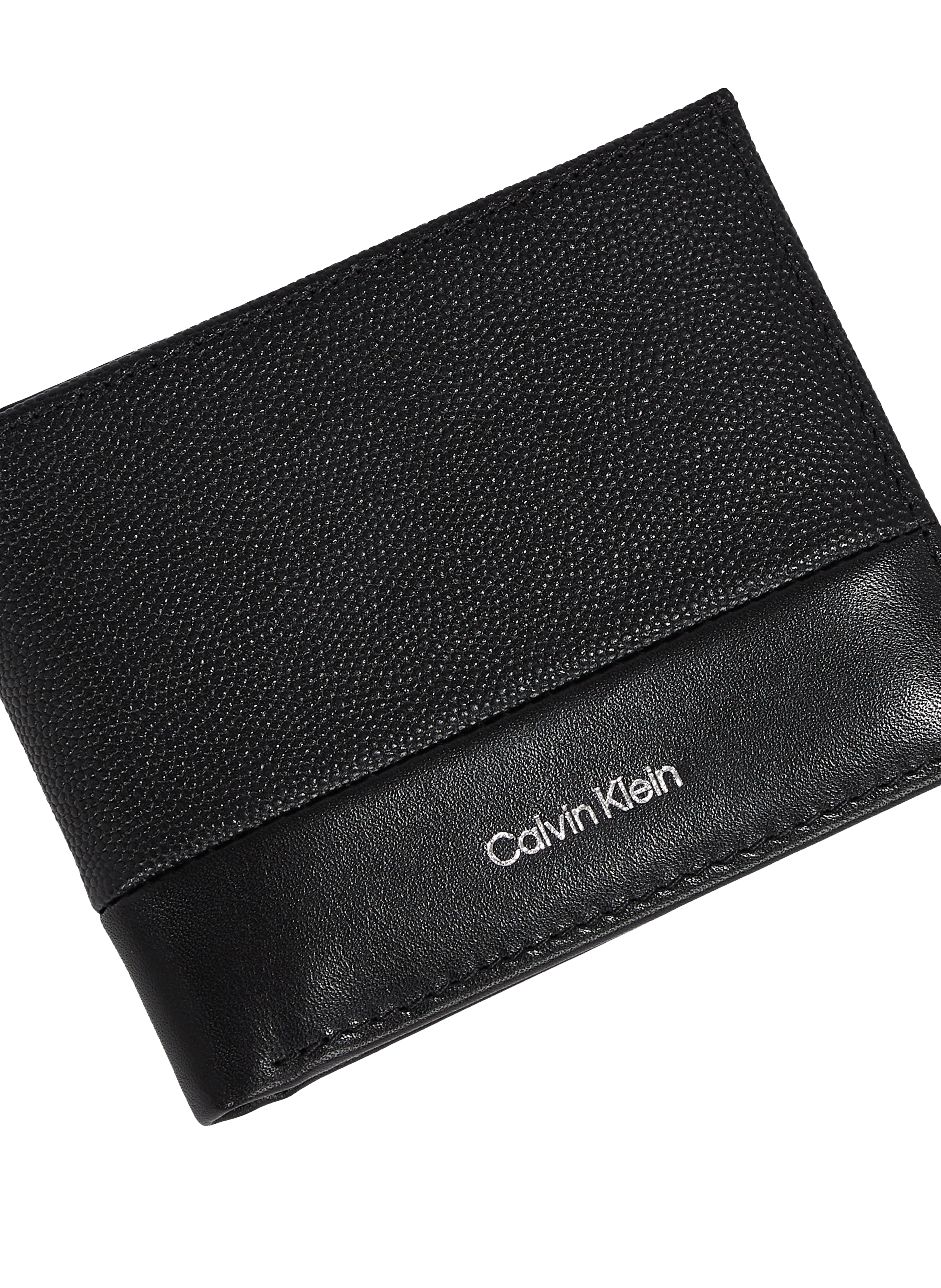 Portefeuille en cuir CALVIN KLEIN Noir