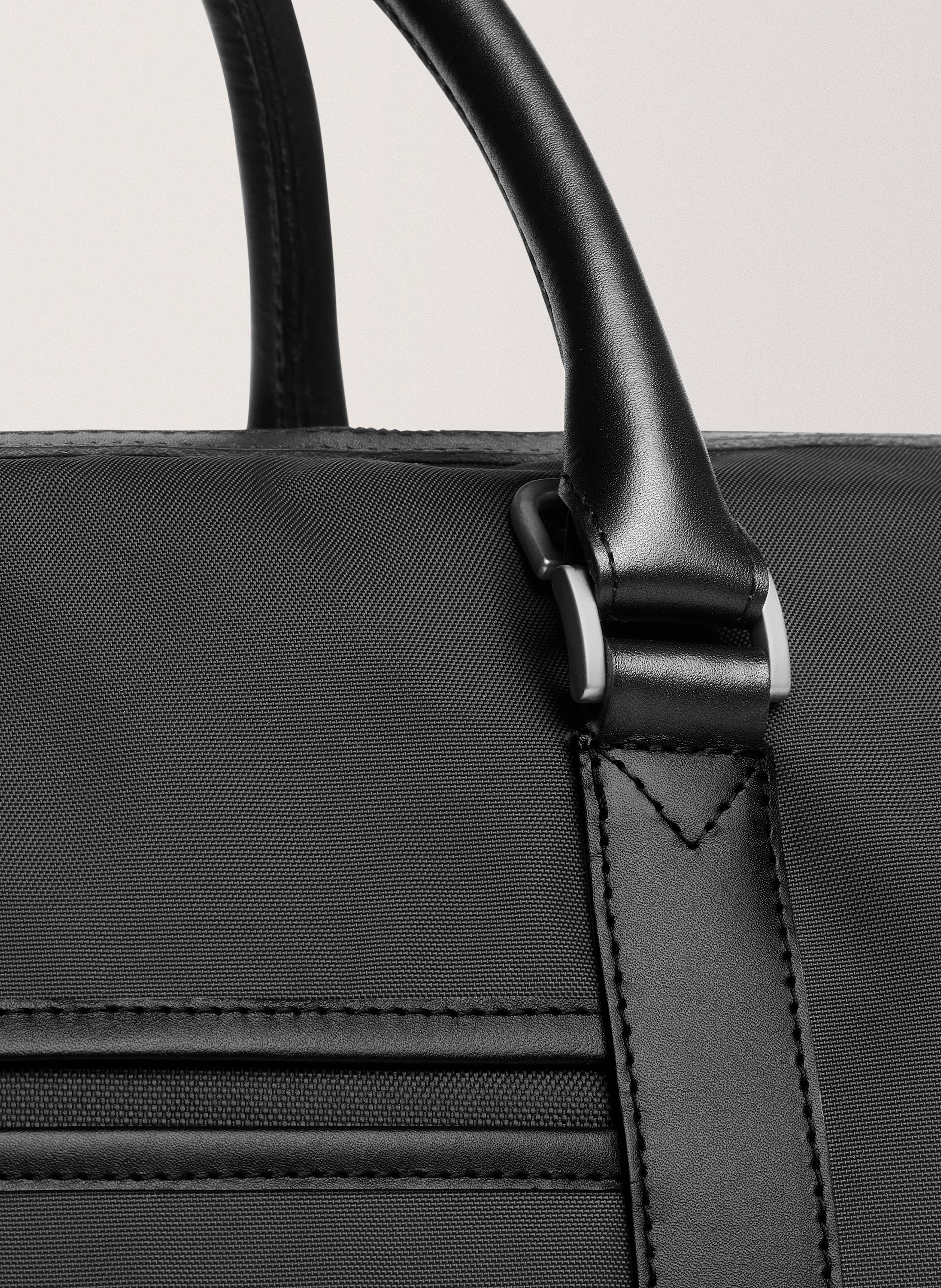 Sac de week-end 'compact weekender' en nylon CARL FRIEDRIK Noir