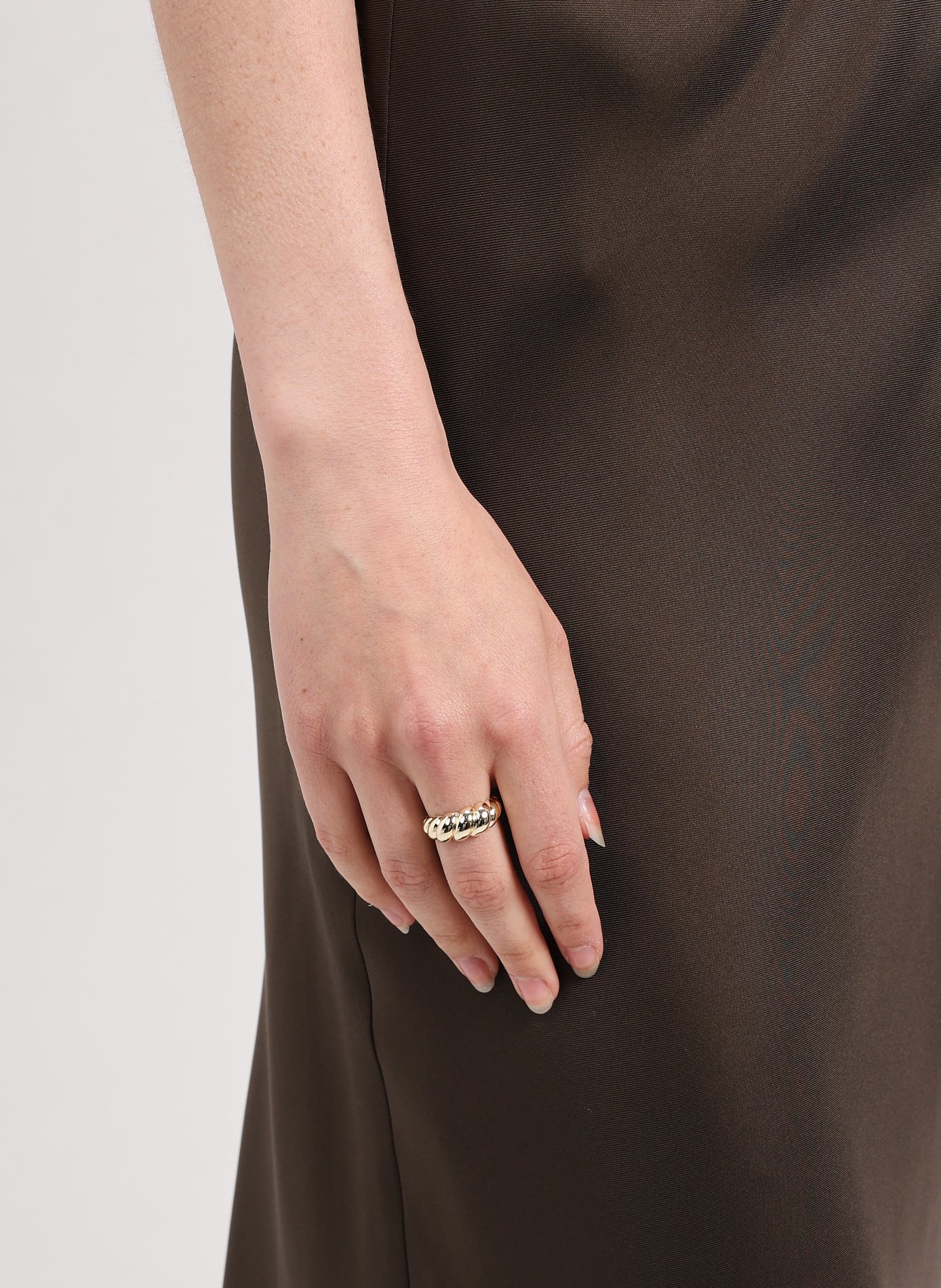 Bague ajustable  AU PRINTEMPS PARIS Doré