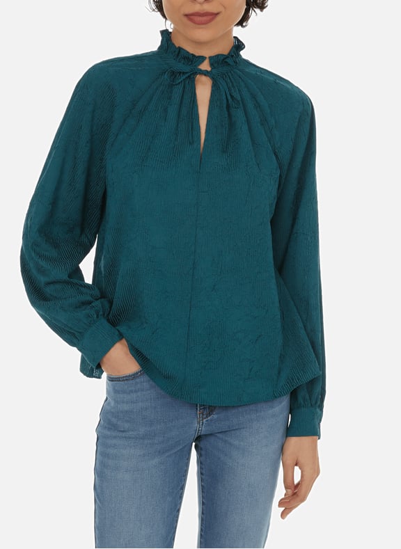 Karookhi blouse Green by SAMSOE SAMSOE SAMSOE SAMSOE Karookhi blouse Green