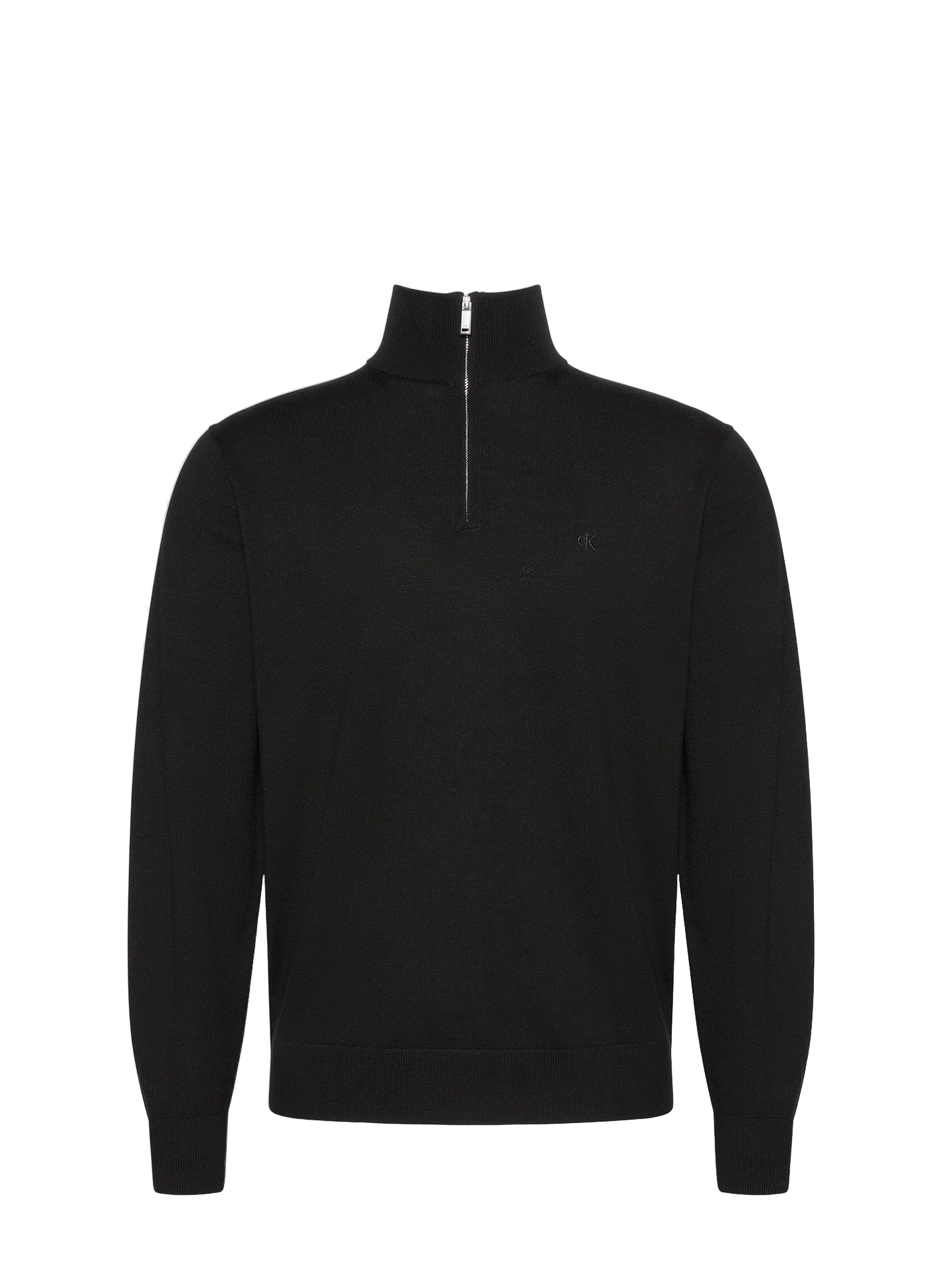 CALVIN KLEIN Pull col roulé en laine Noir