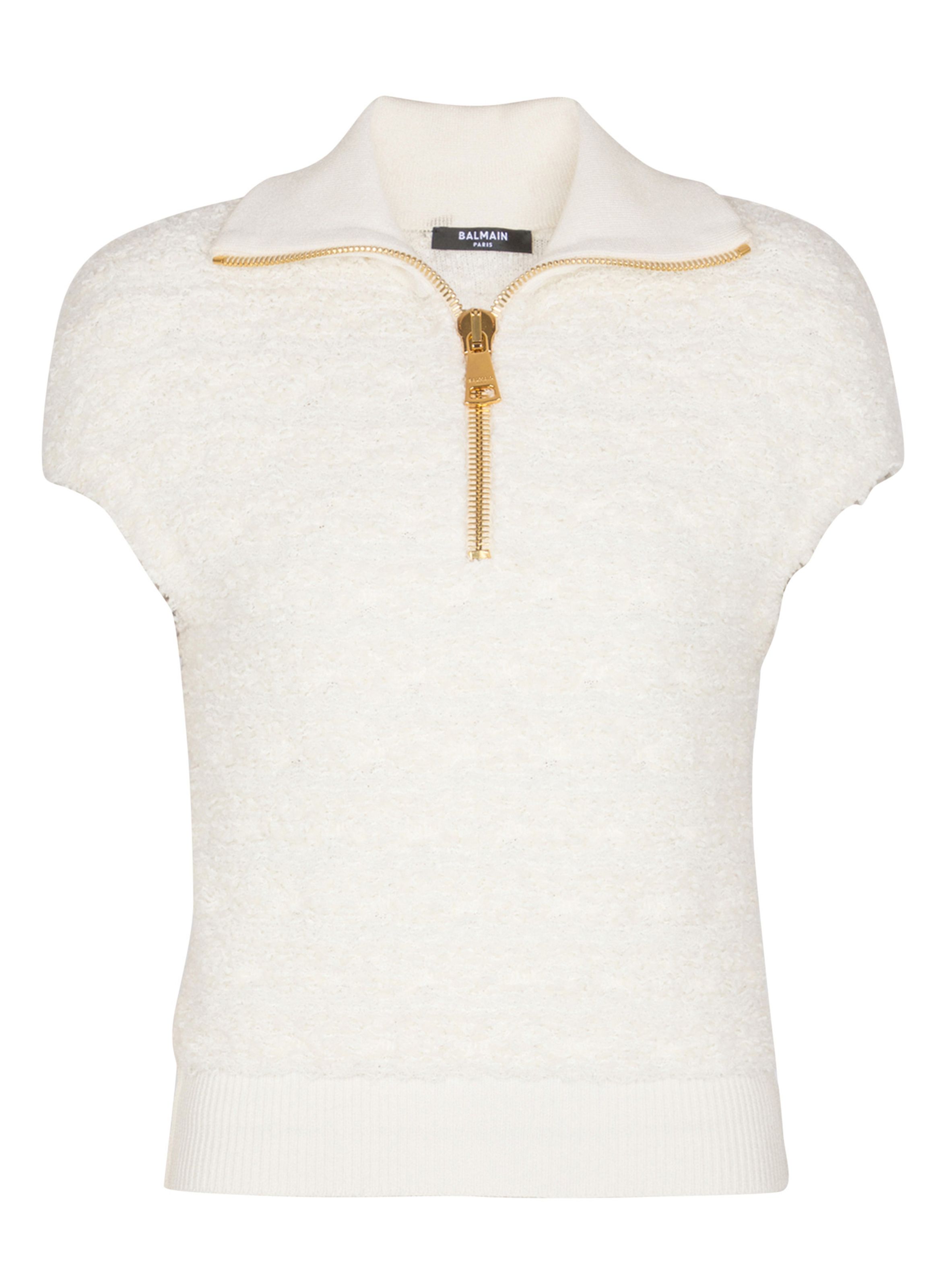 Top en tweed BALMAIN Beige