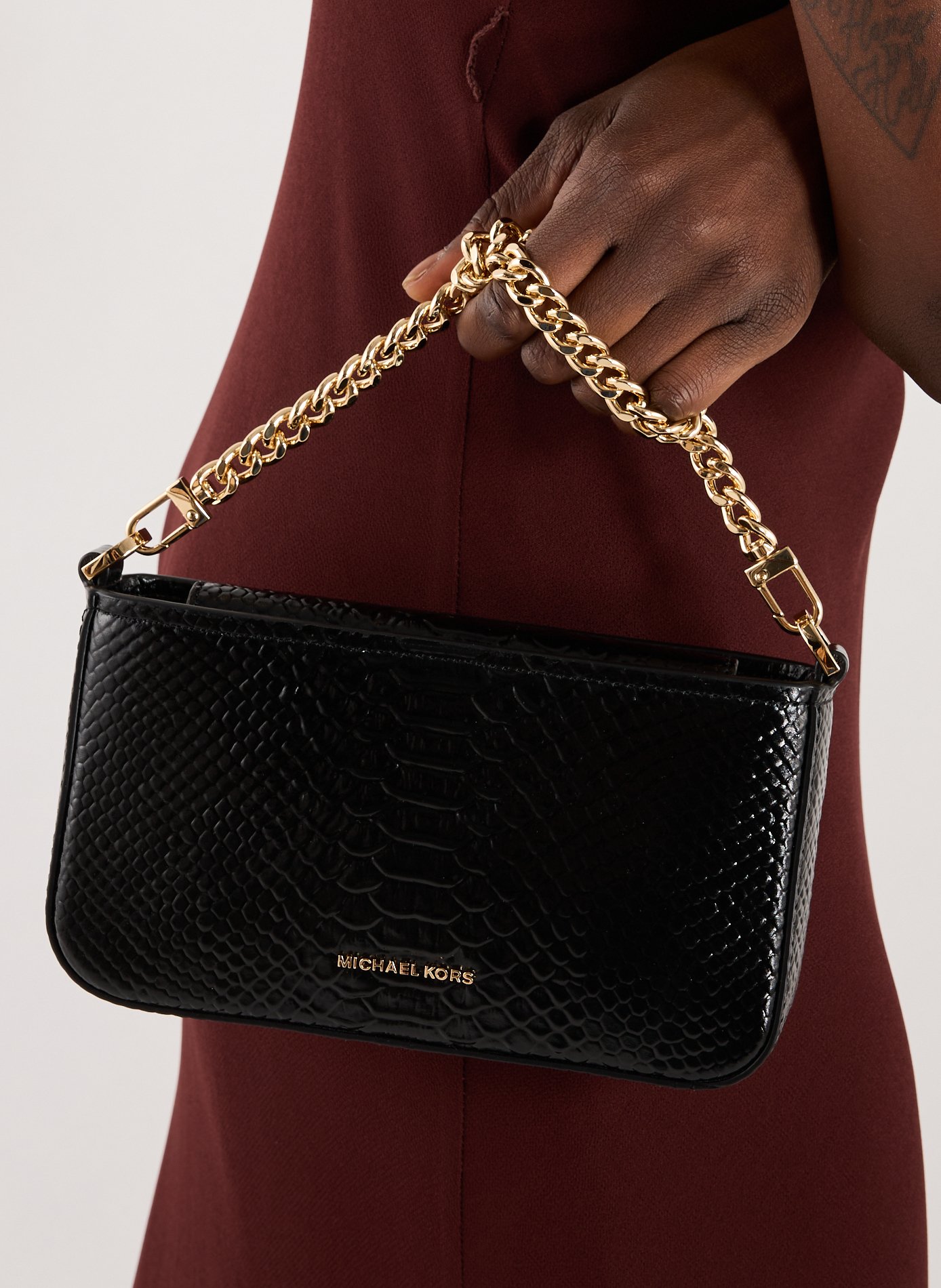 Leather Shoulder bag MICHAEL KORS Black