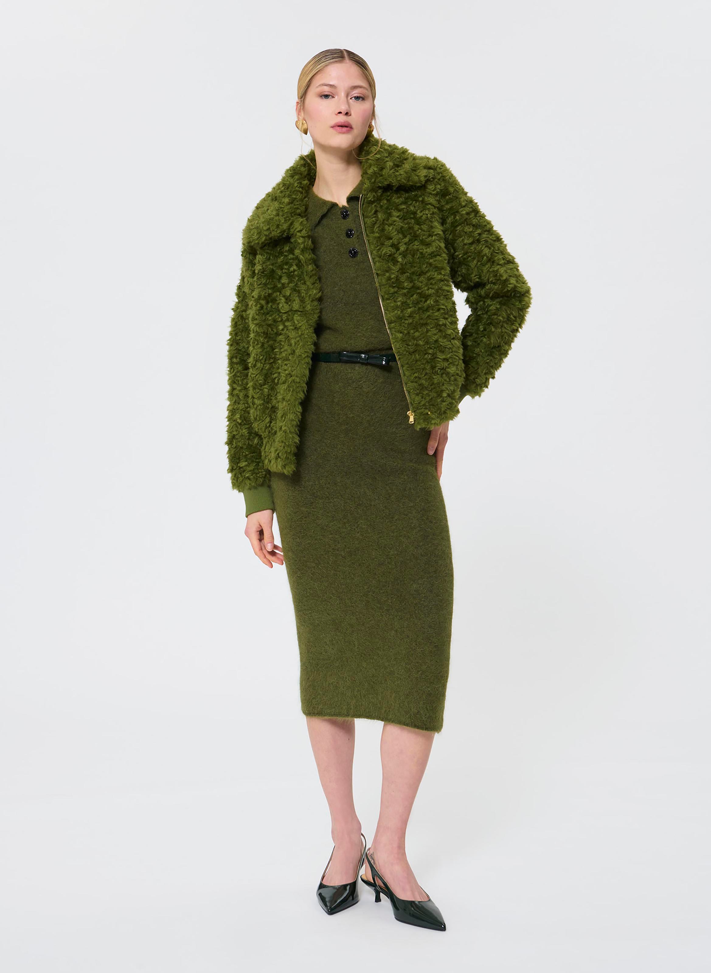 Jupe maille janna TARA JARMON Vert