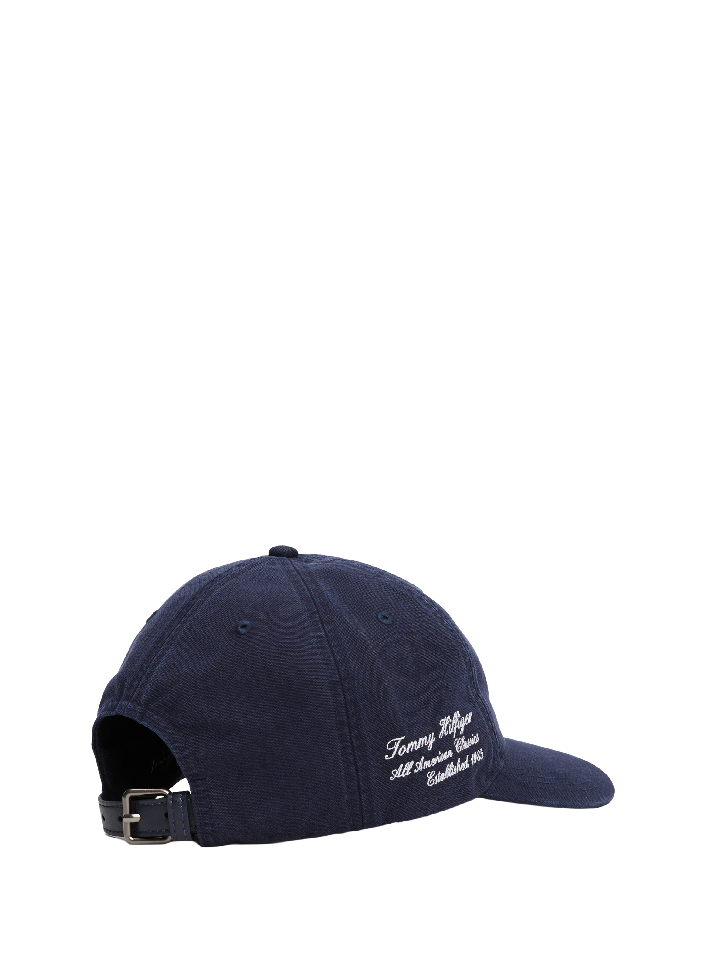 Embroidered cotton baseball cap TOMMY HILFIGER Blue