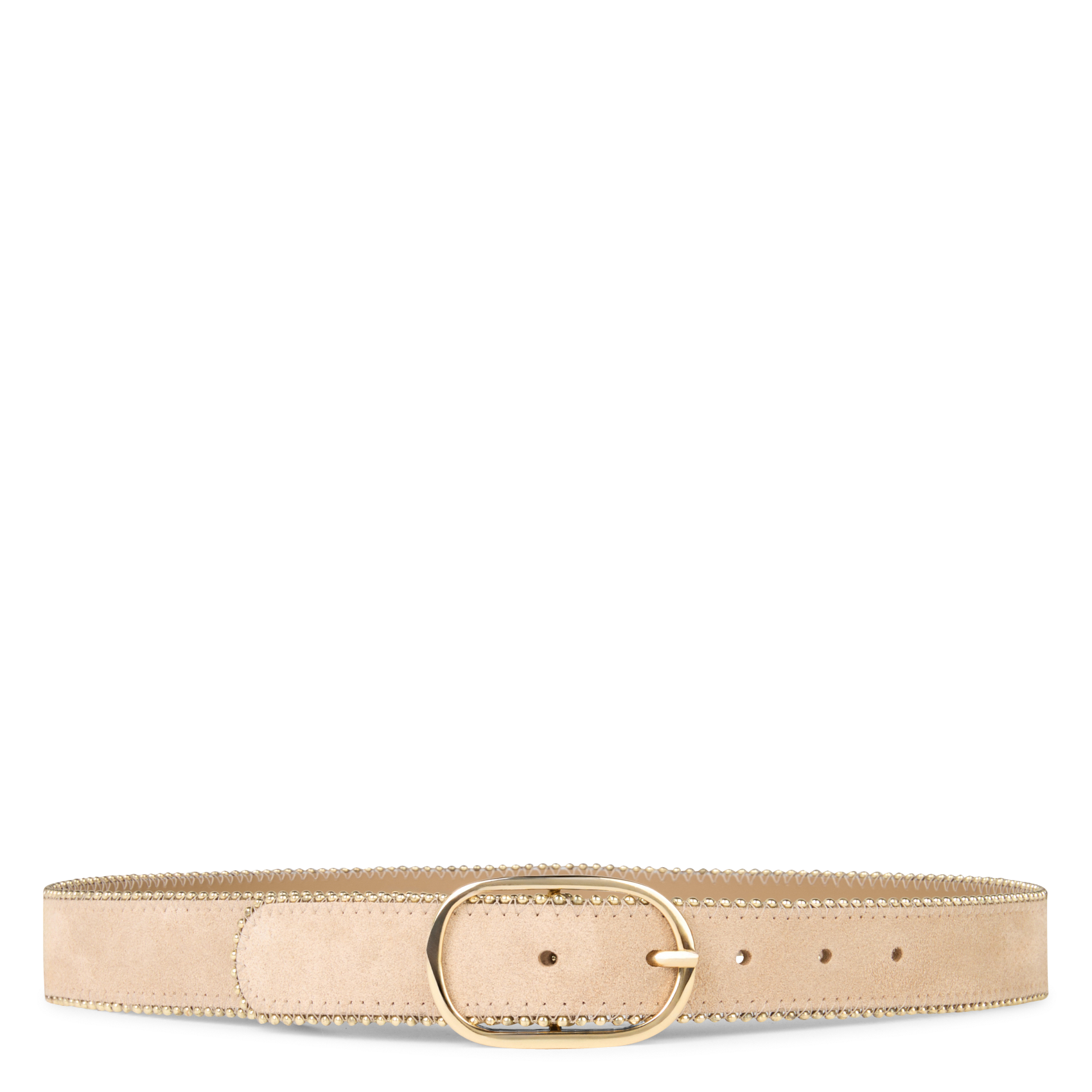 MAISON 123 Ceinture en cuir jasmine Beige
