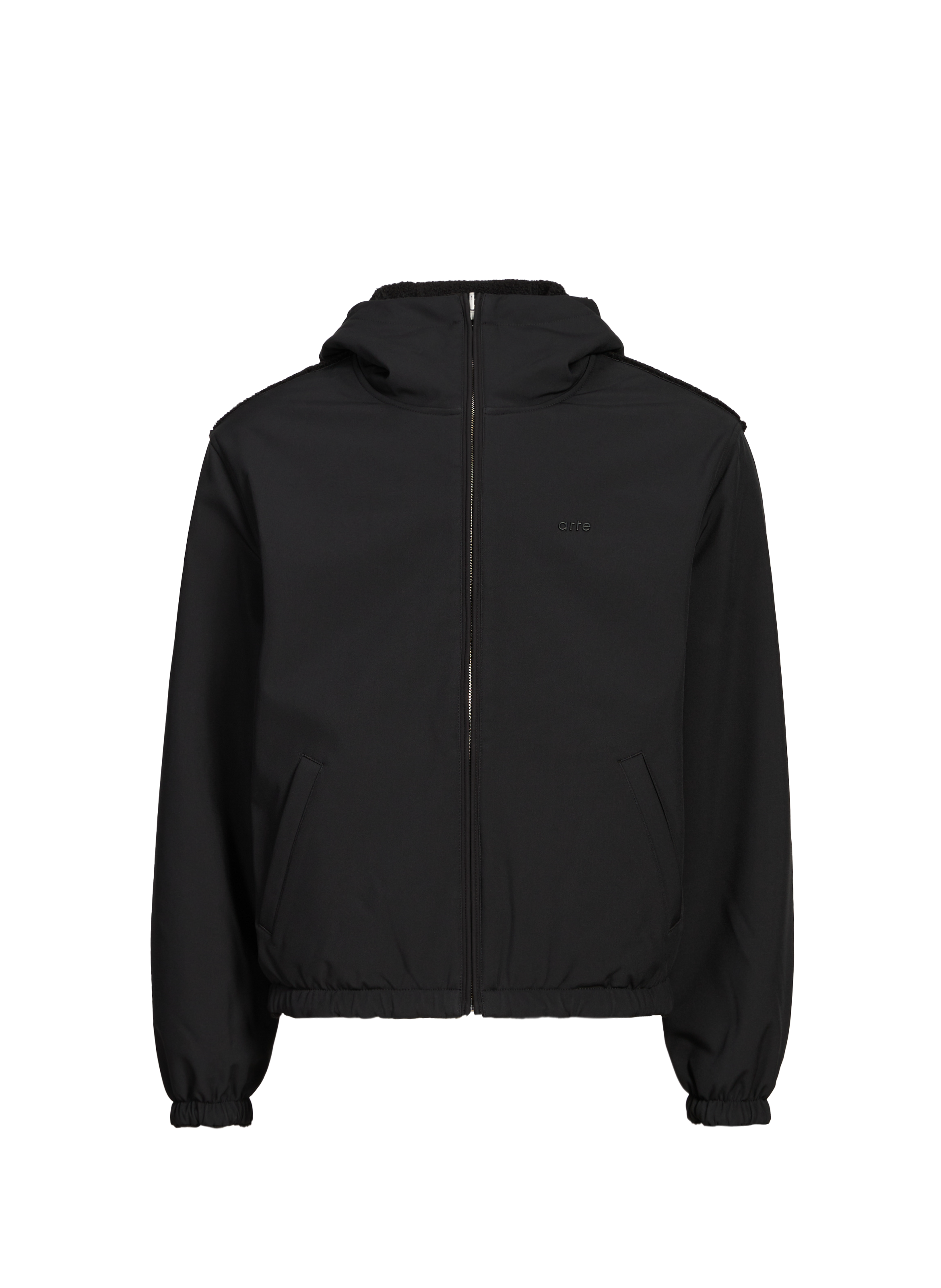 ARTE ANTWERP Oversized Hooded Jacket Black