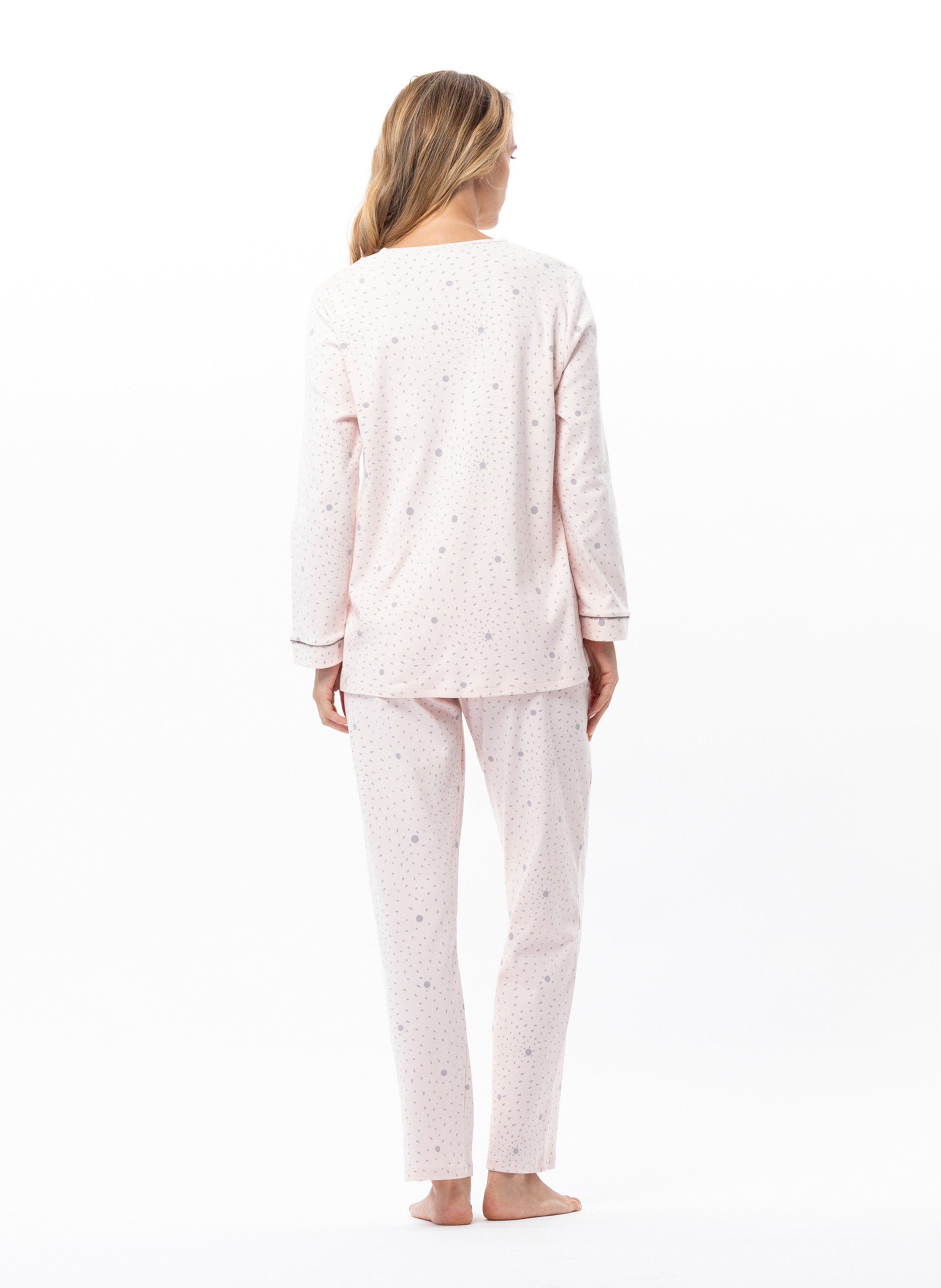 Chemise de nuit en coton cosy 101 LE CHAT Multicolore
