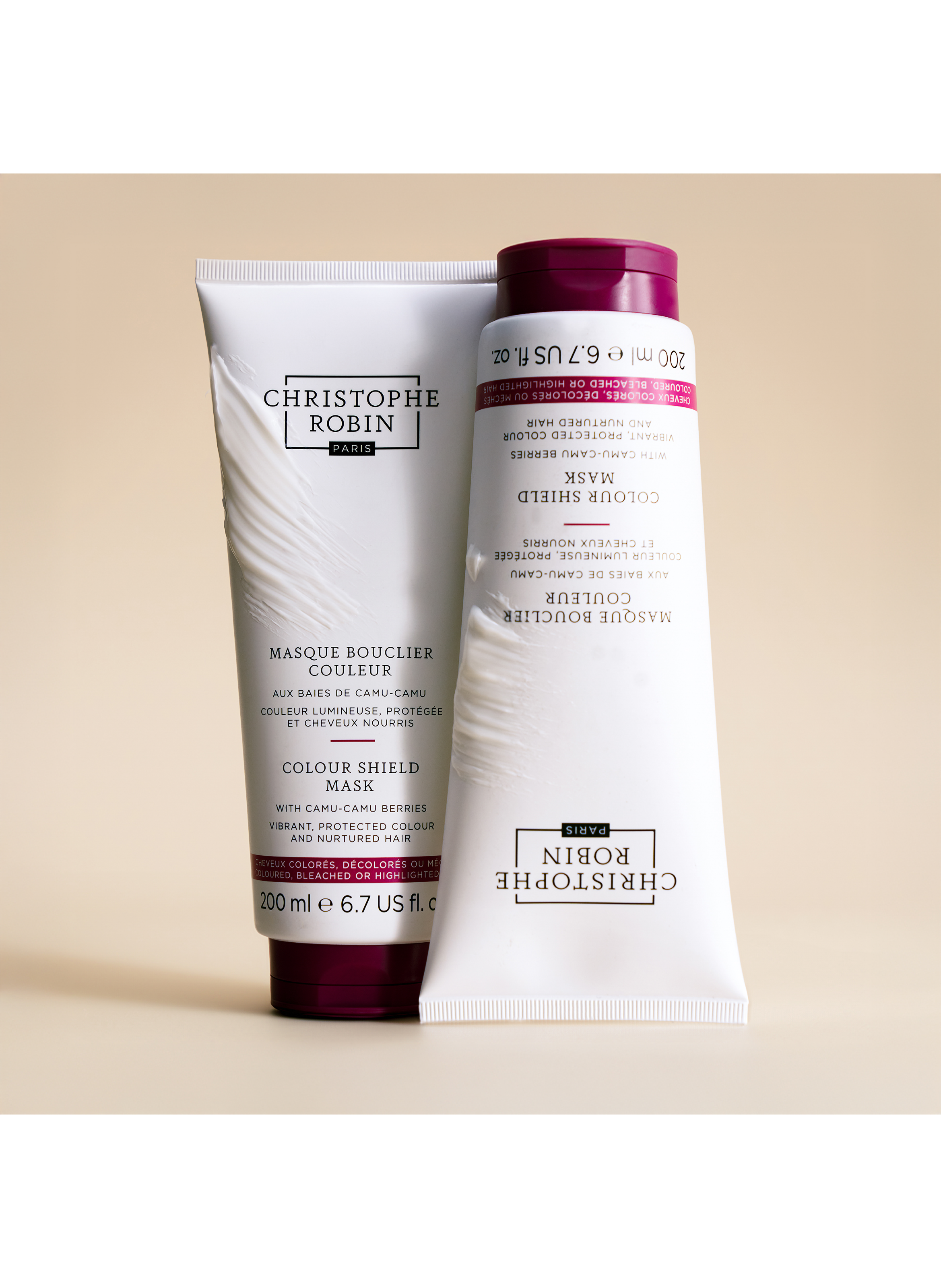 Masque bouclier couleur aux baies de camu-camu CHRISTOPHE ROBIN No color