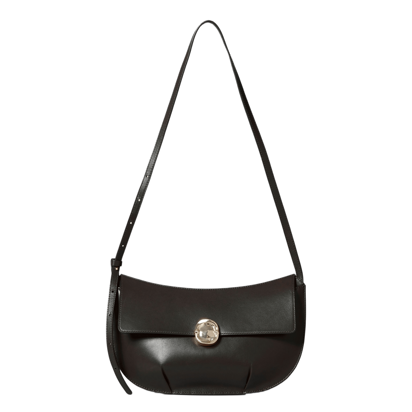 Sac bandoulière en cuir aloyse CLAUDIE PIERLOT Noir