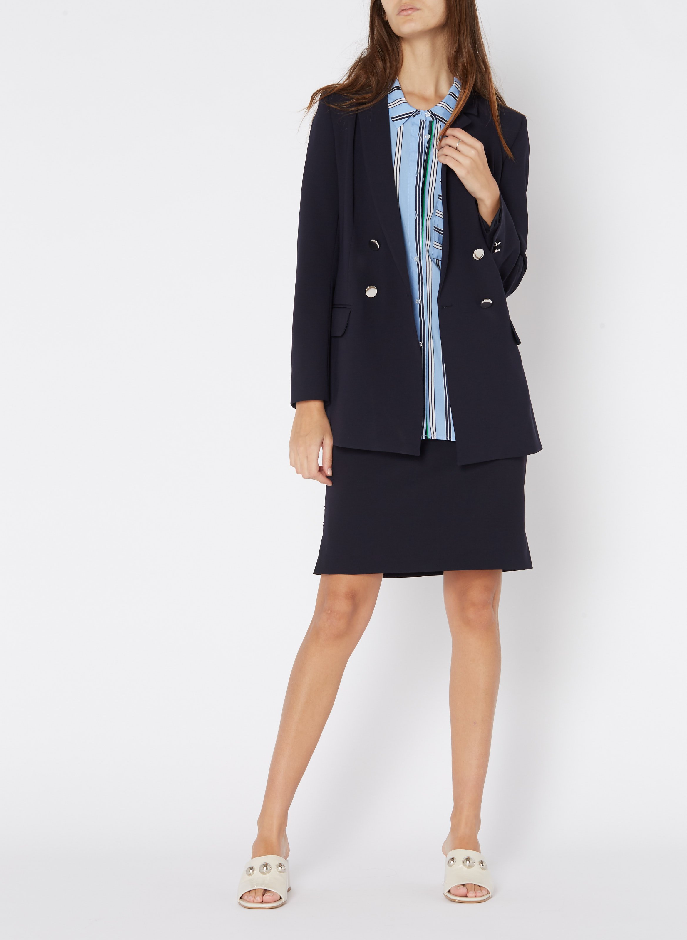 Veste tailleur droite MAISON 123 Bleu