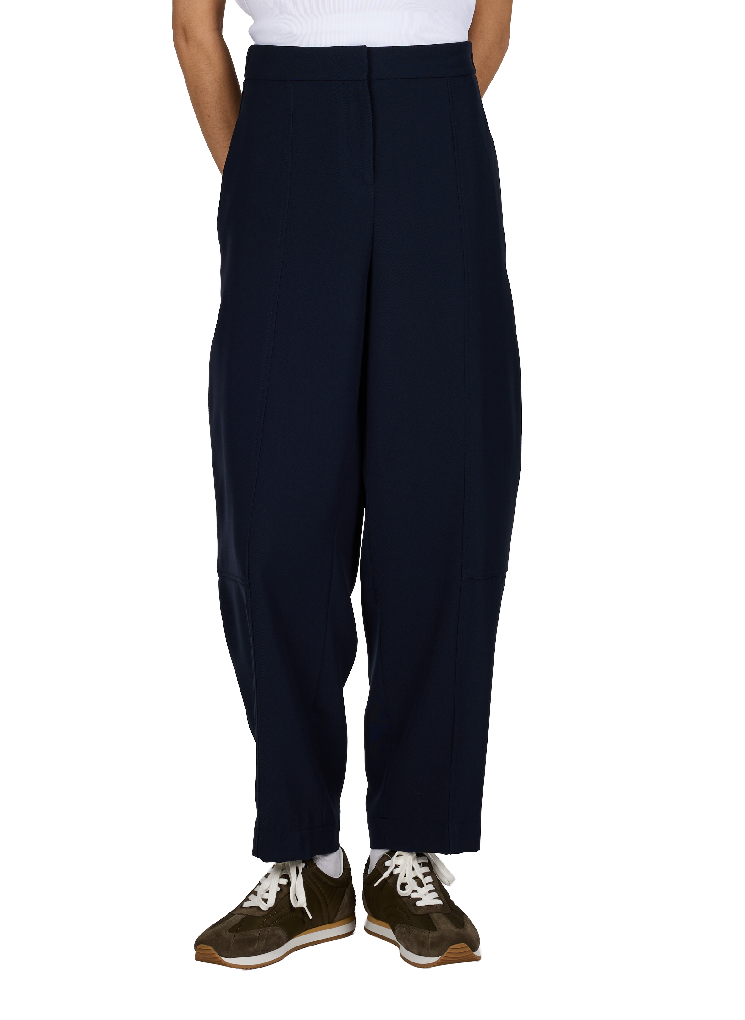 Pantalon ample uni BOSS Bleu