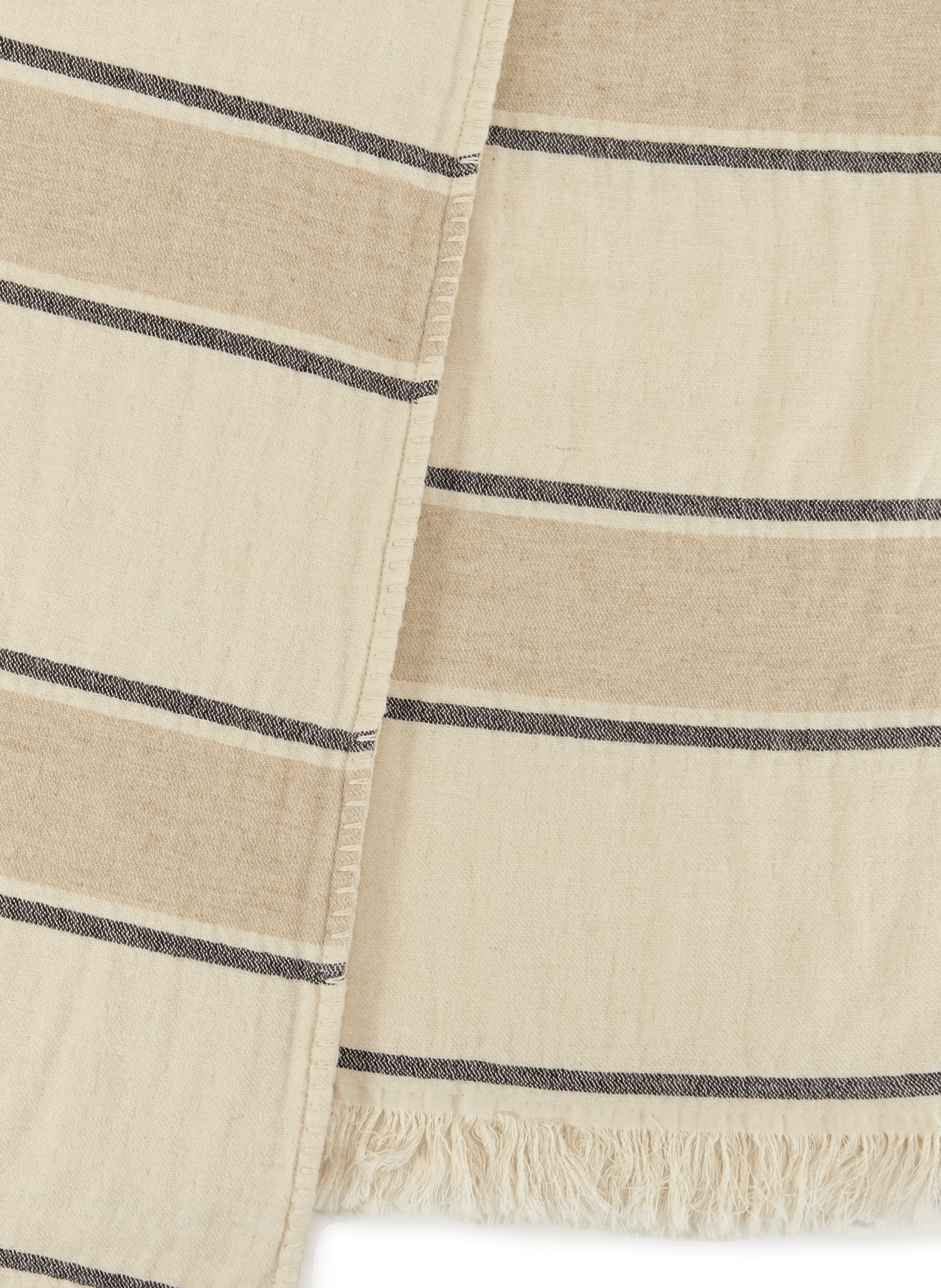 Passy wool and cotton plaid AU PRINTEMPS PARIS White