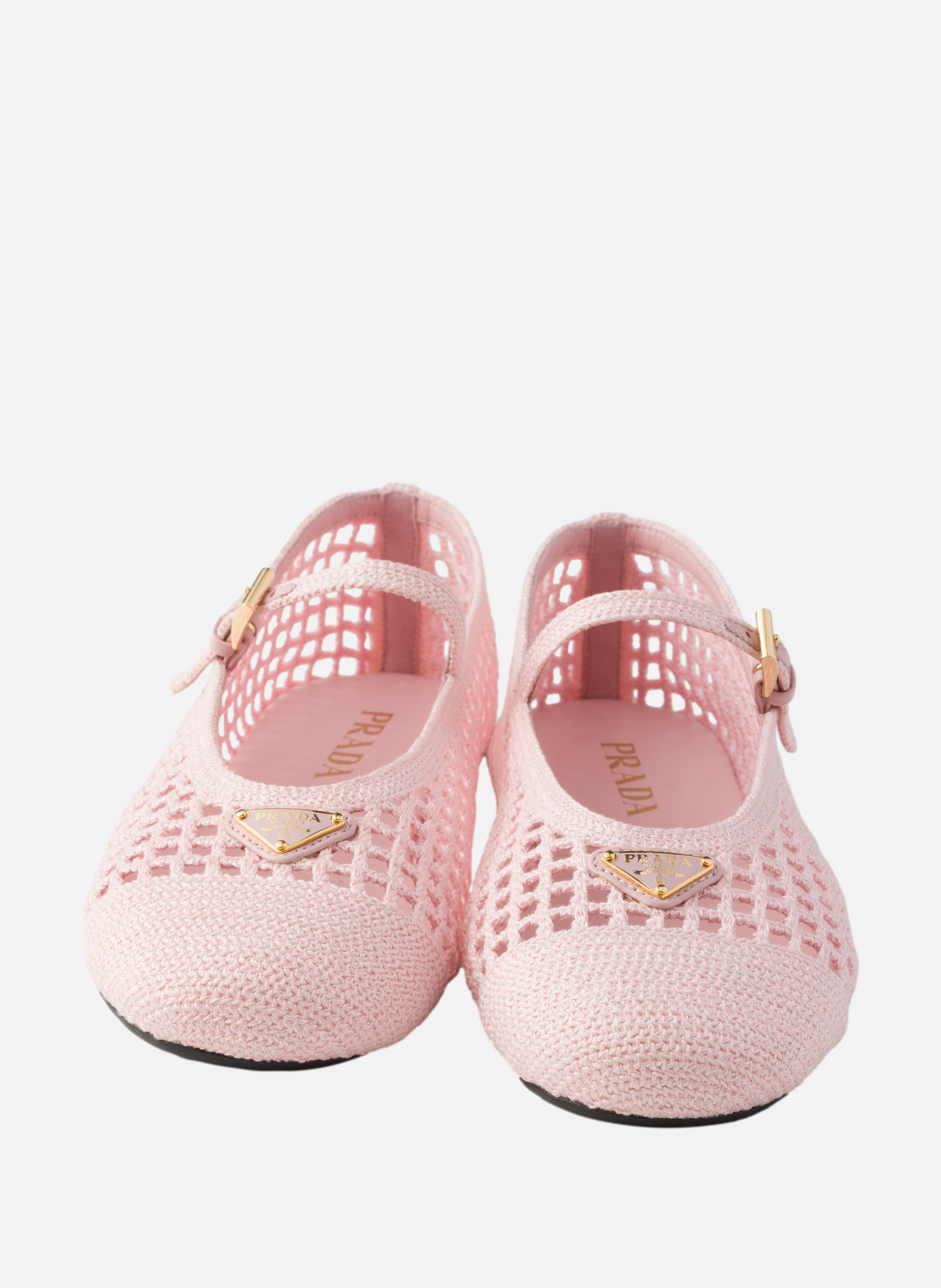 Ballerines en crochet PRADA Rose
