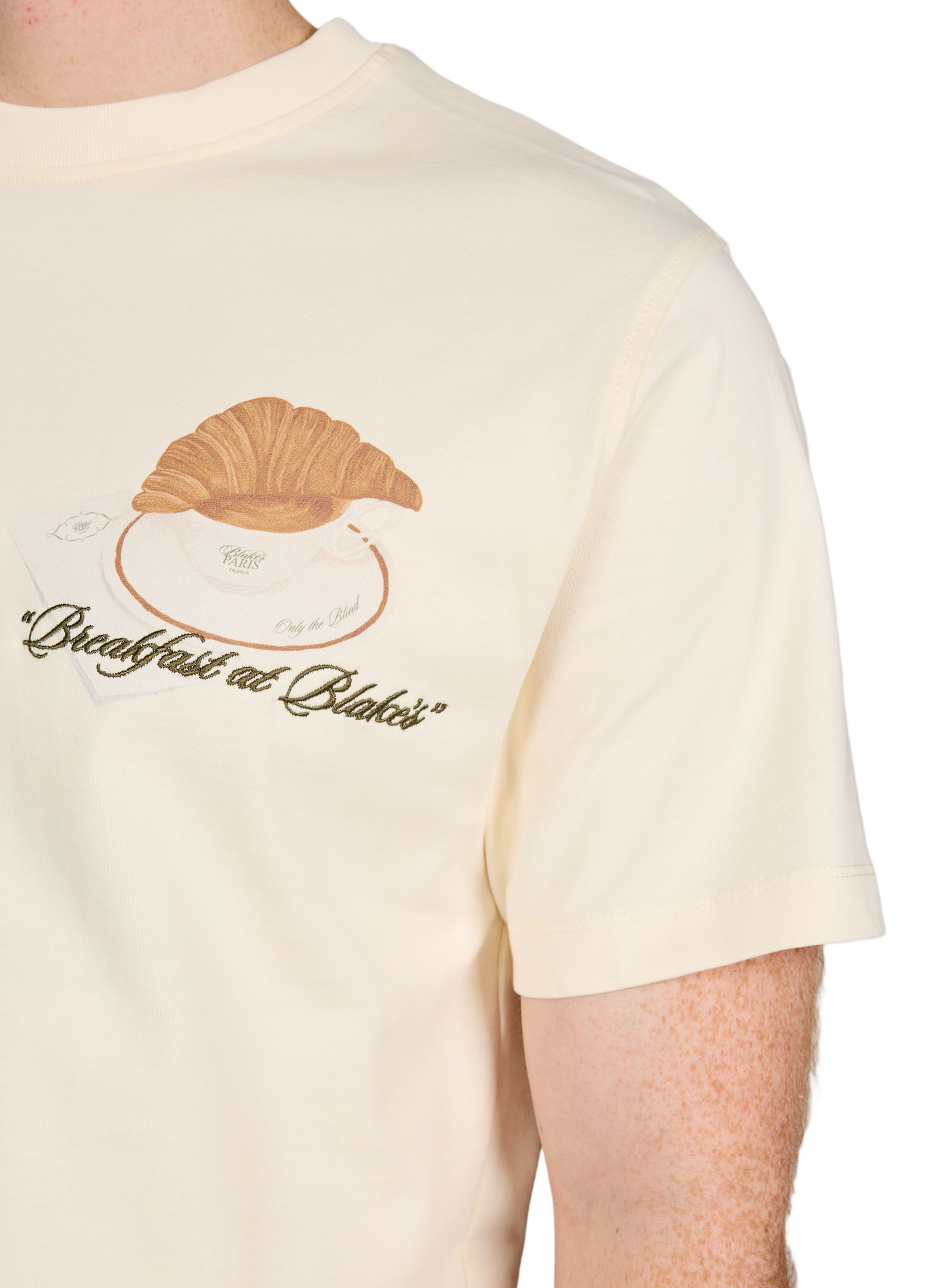 Cotton Breakfast at Blake's T-shirt ONLY THE BLIND Beige