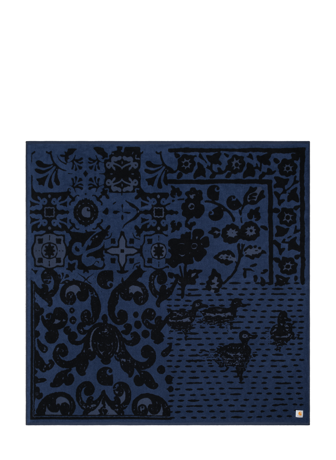 Serviette de plage Vestige en coton CARHARTT WIP Bleu