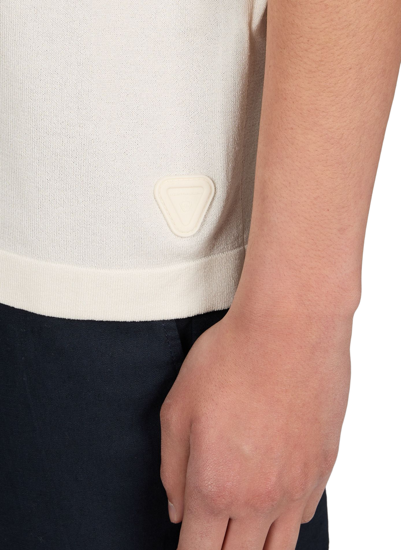 T-shirt Juste à col rond GERTRUDE ET GASTON Beige