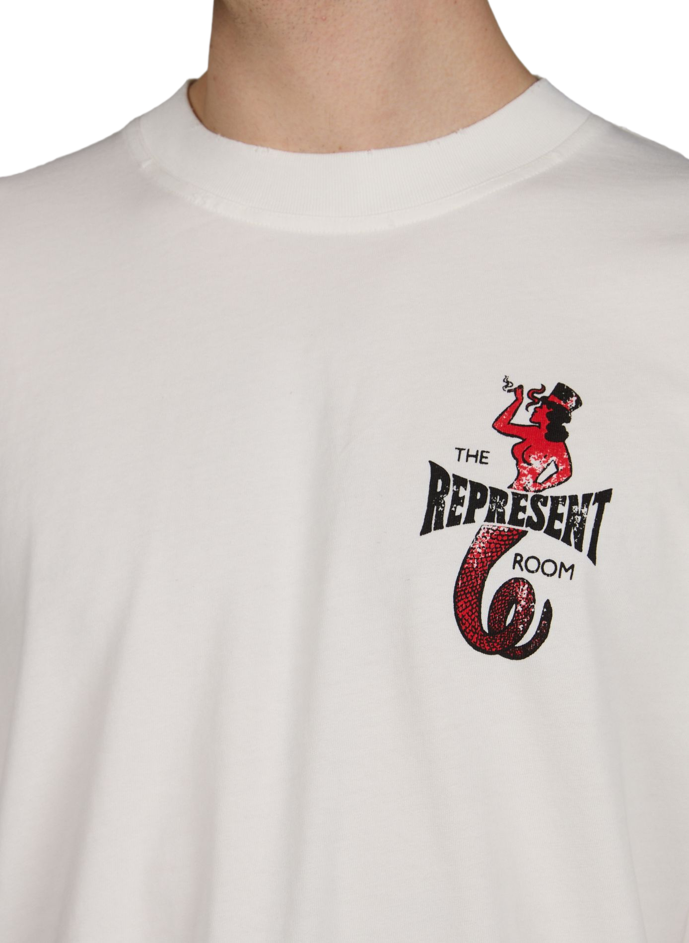 T-shirt imprimé en coton REPRESENT Blanc