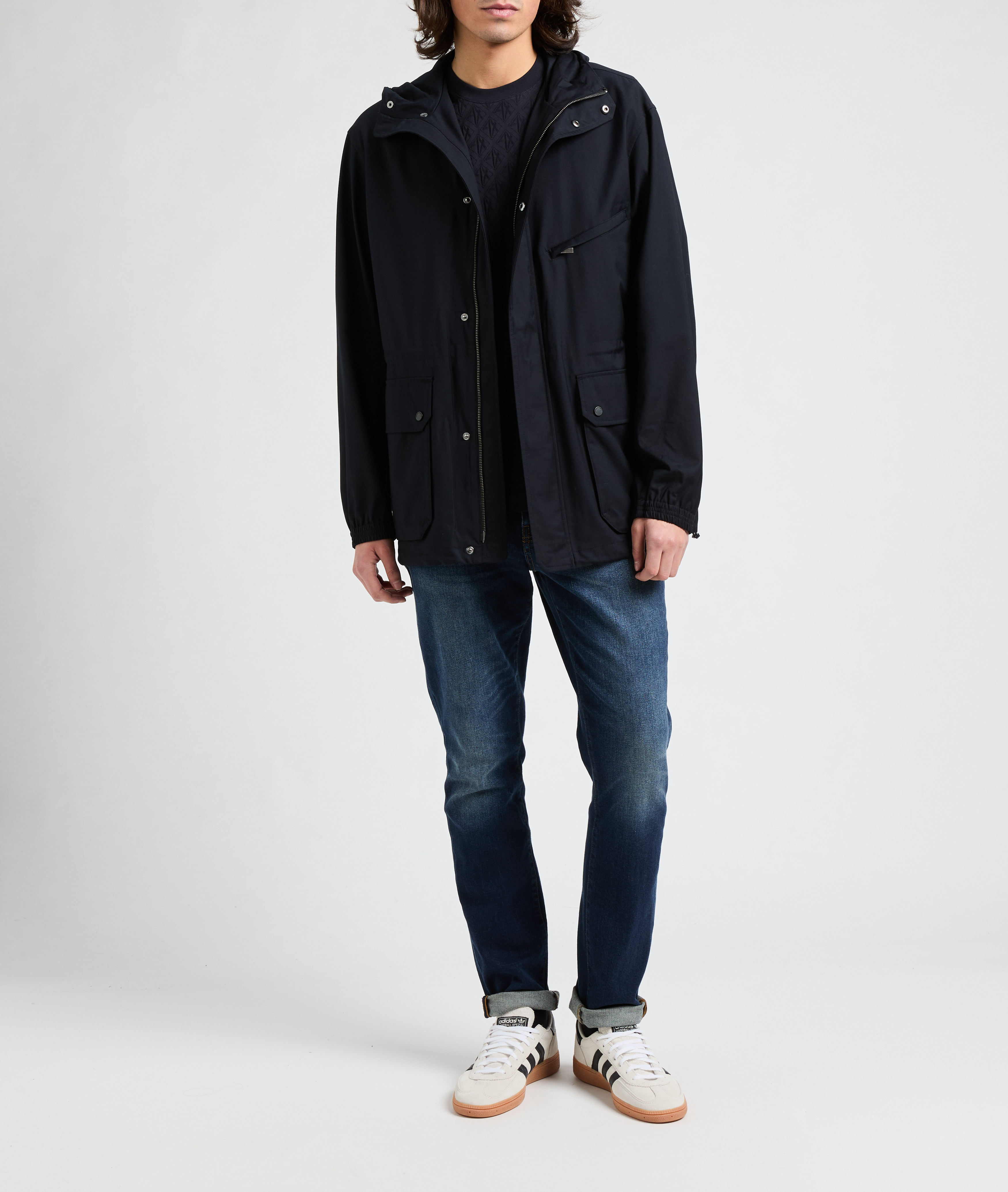 Hooded Jacket ARMANI EXCHANGE Blue