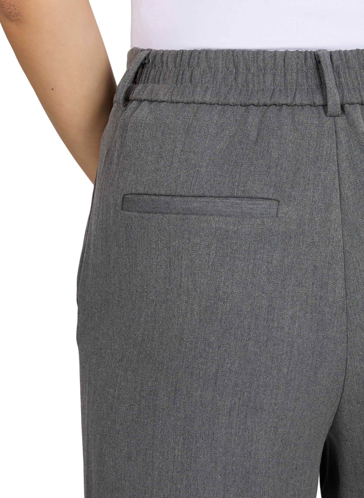 High-waisted wide-leg pants VILA Grey