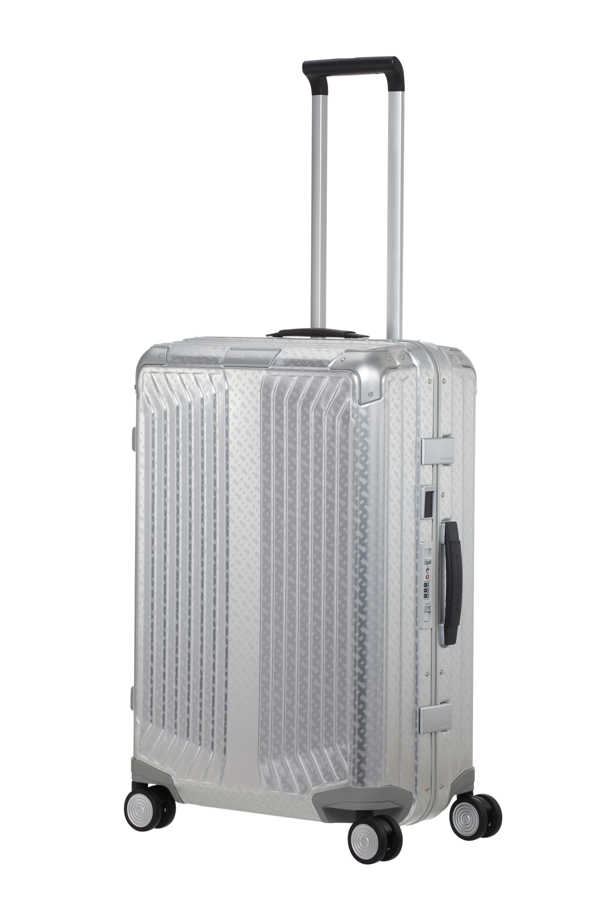 Lite-box alu / boss valise 4 roues taille m SAMSONITE Argent