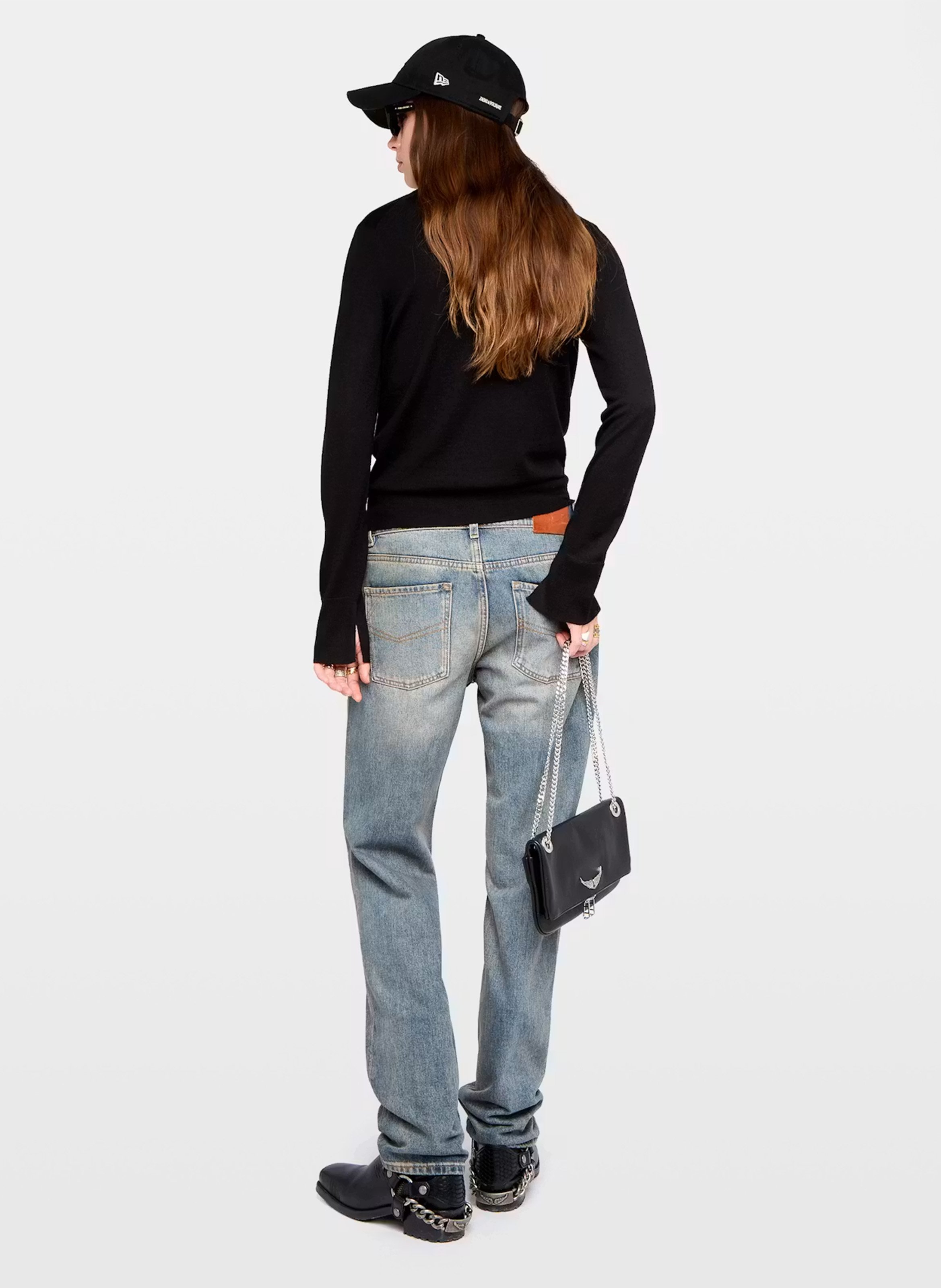 Cardigan en laine mérinos jemma ZADIG&VOLTAIRE Noir